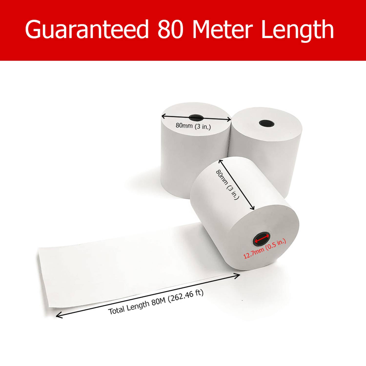 OSCAR 80mm POS THERMAL PAPER 60 ROLLS OSCAR 80mm POS THERMAL PAPER 60 ROLLS