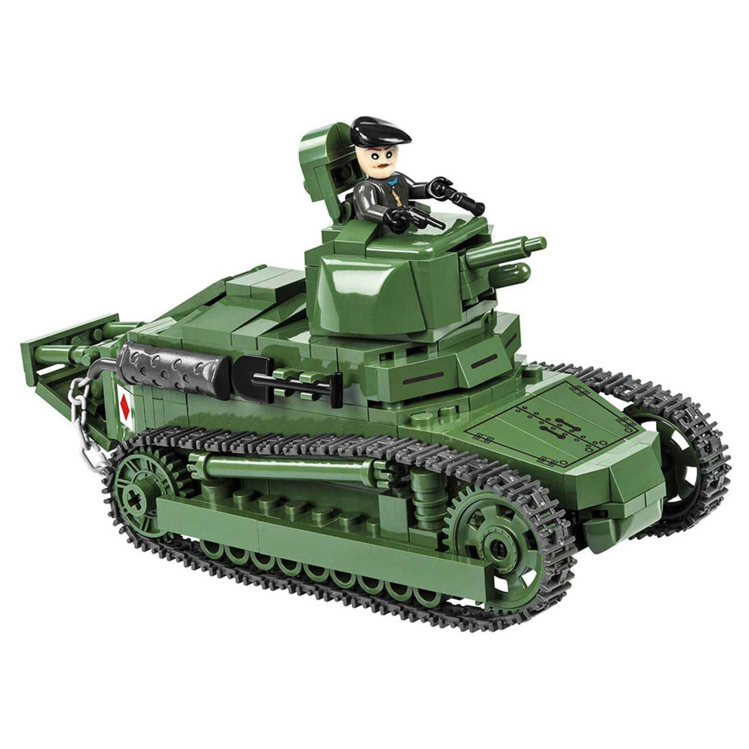 Cobi 380pcs Small Army Tank Renault FT17 Cobi 380pcs Small Army Tank Renault FT17