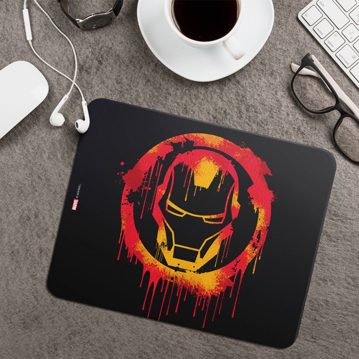 Marvel: IronMan Linelight Mouse Pad by Wackylicious Marvel: IronMan Linelight Mouse Pad by Wackylicious