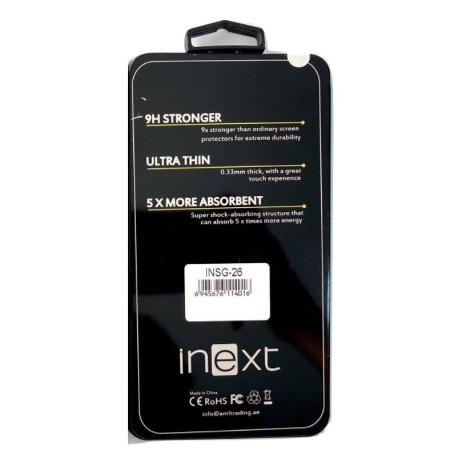 Inext Tempered Glass Screen Protector For Apple iPhone 8 Plus - INSG26 Inext Tempered Glass Screen Protector For Apple iPhone 8 Plus - INSG26