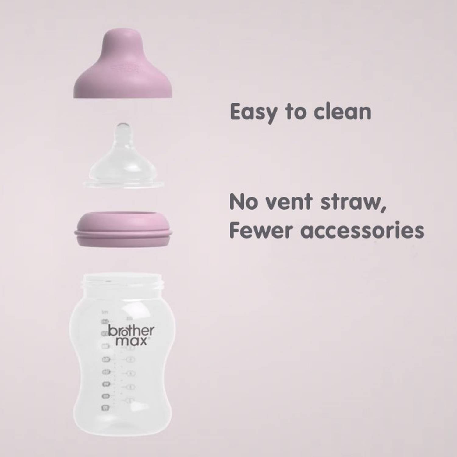 Brother Max Bm110p Pp Extra Wide Neck Feeding Bottle 240ml/8ozm Brother Max Bm110p Pp Extra Wide Neck Feeding Bottle 240ml/8ozm