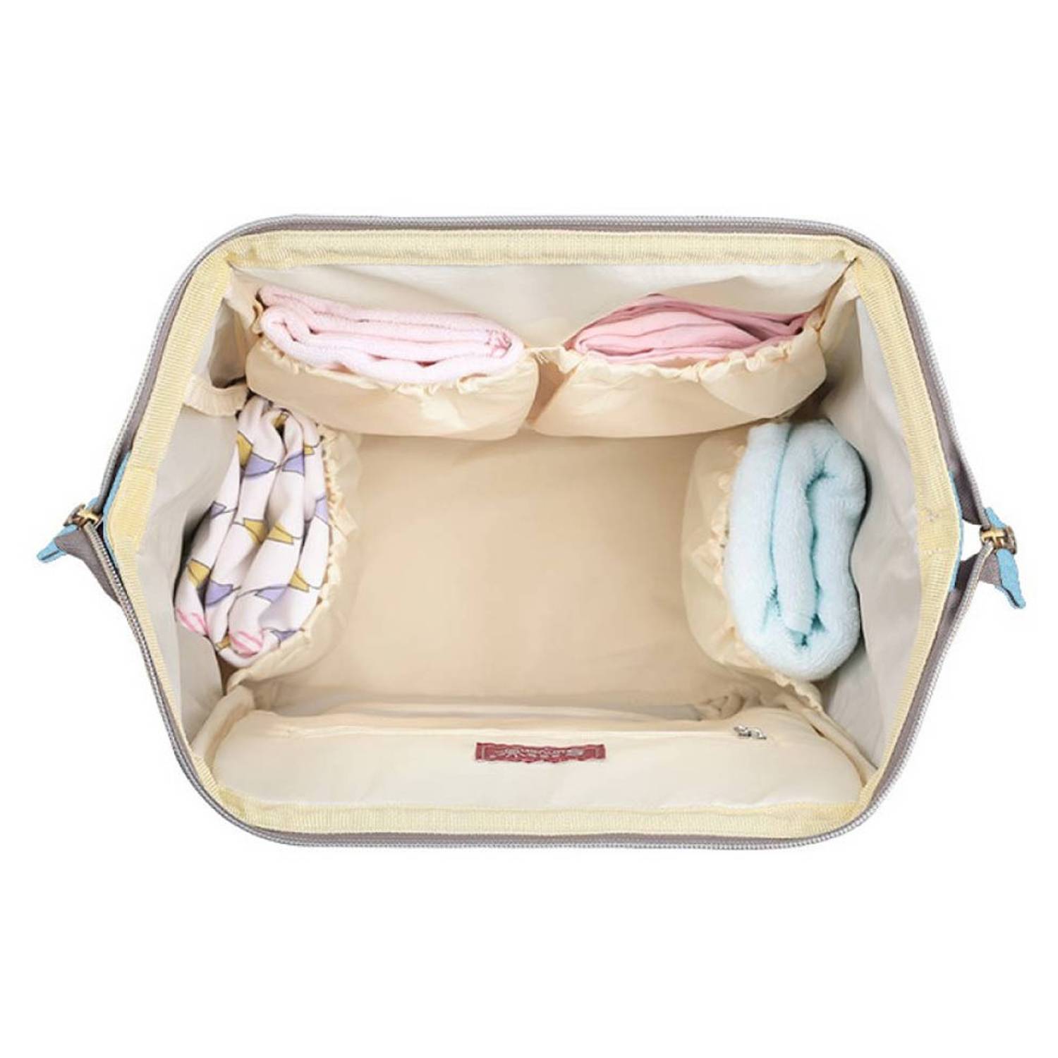 Sunveno Diaper Bag with USB Green Dream Sky Sunveno Diaper Bag with USB Green Dream Sky