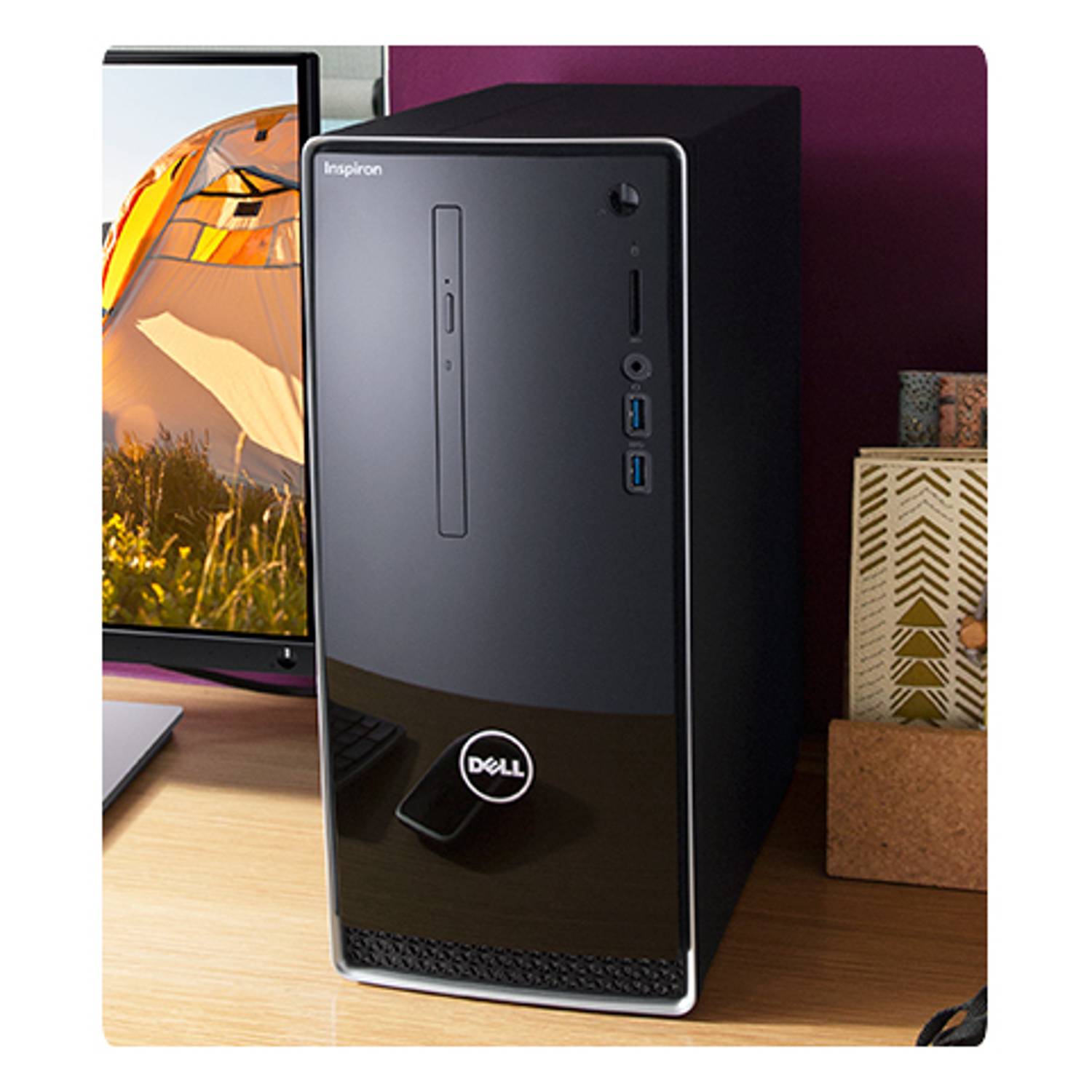 Dell Inspiron 3668 Desktop – Core i5 3.0GHz 8GB 1TB 2GB Win 10 Black Dell Inspiron 3668 Desktop – Core i5 3.0GHz 8GB 1TB 2GB Win 10 Black