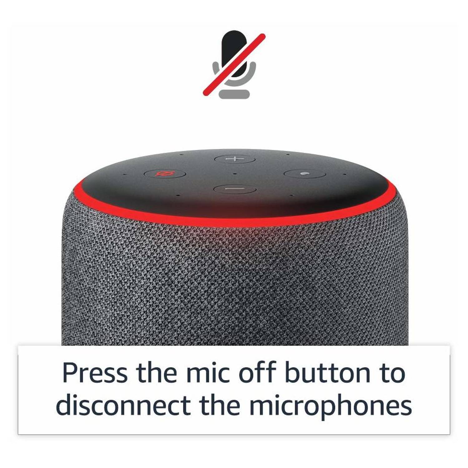 Amazon Echo Plus (2nd Gen) - Premium sound with built-in smart home hub - Heather Gray (International Version) Amazon Echo Plus (2nd Gen) - Premium sound with built-in smart home hub - Heather Gray (International Version)