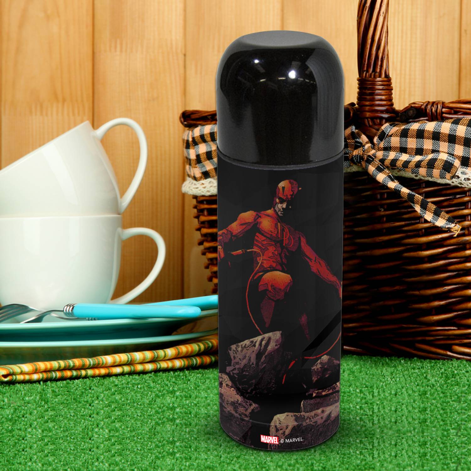 Marvel Whip Daredevil Thermos Flask by Wackylicious Marvel Whip Daredevil Thermos Flask by Wackylicious