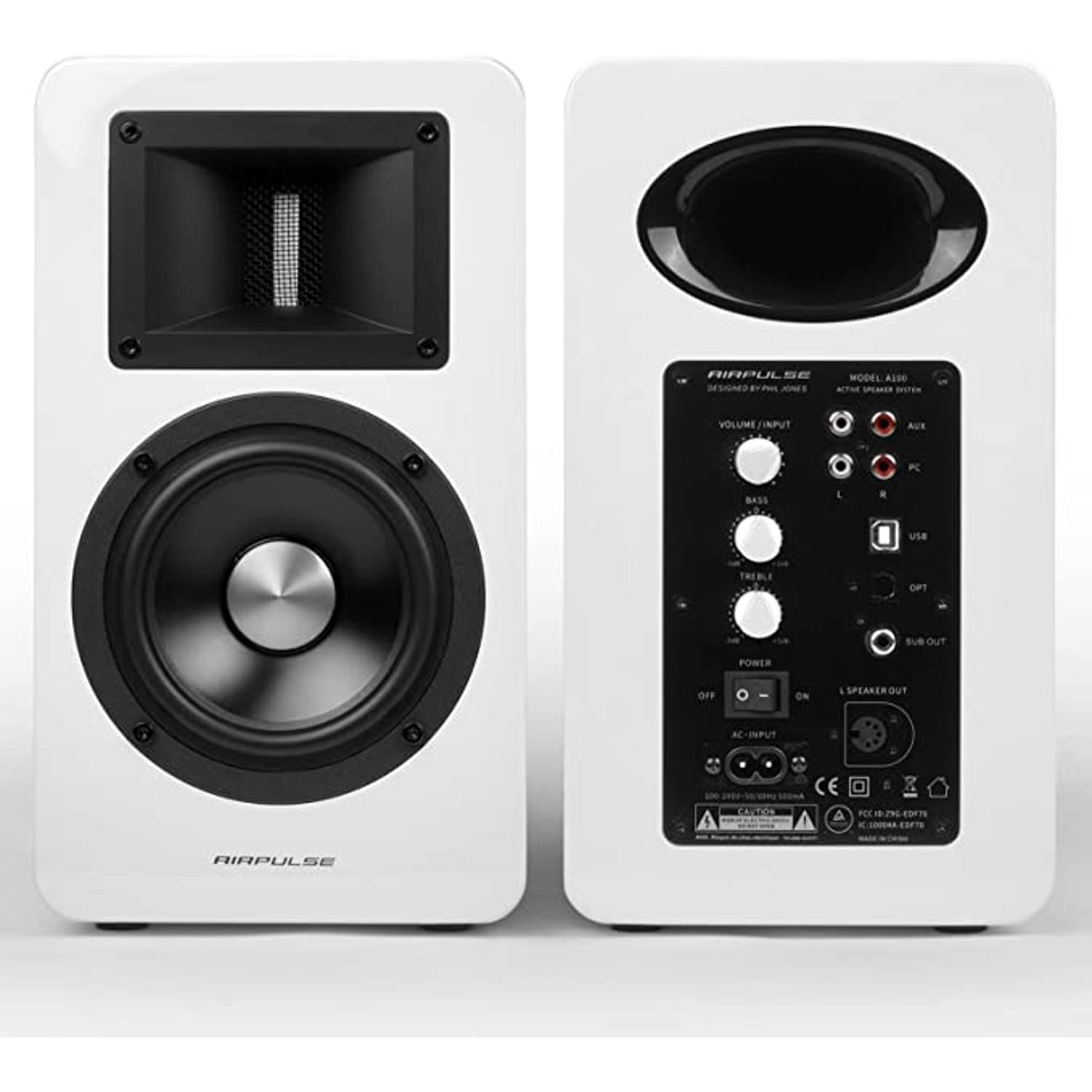 Edifier Airpulse A100 Hi-res Audio Active Speaker White Edifier Airpulse A100 Hi-res Audio Active Speaker White