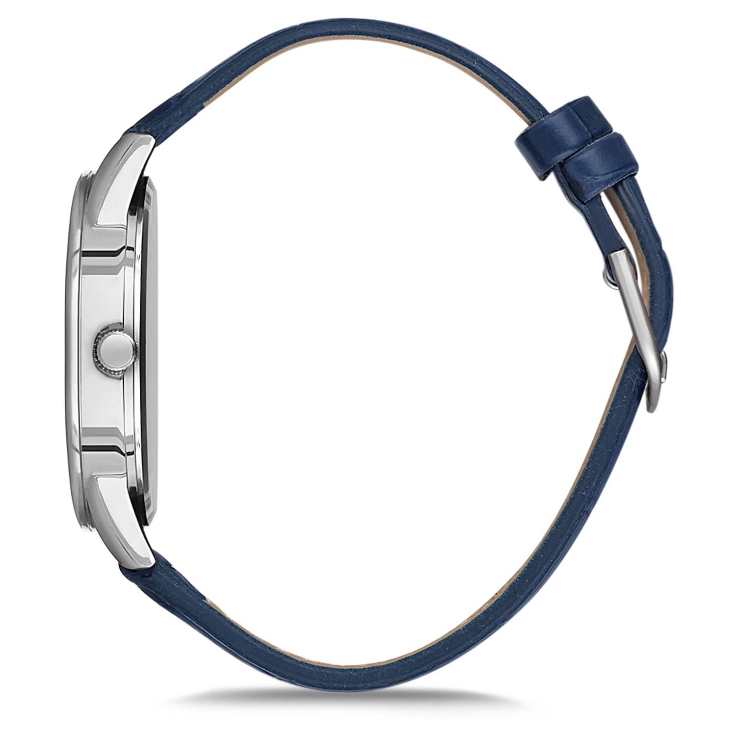 Omax Classic Series Blue Leather Analog Watch For Men JD01P64I Omax Classic Series Blue Leather Analog Watch For Men JD01P64I