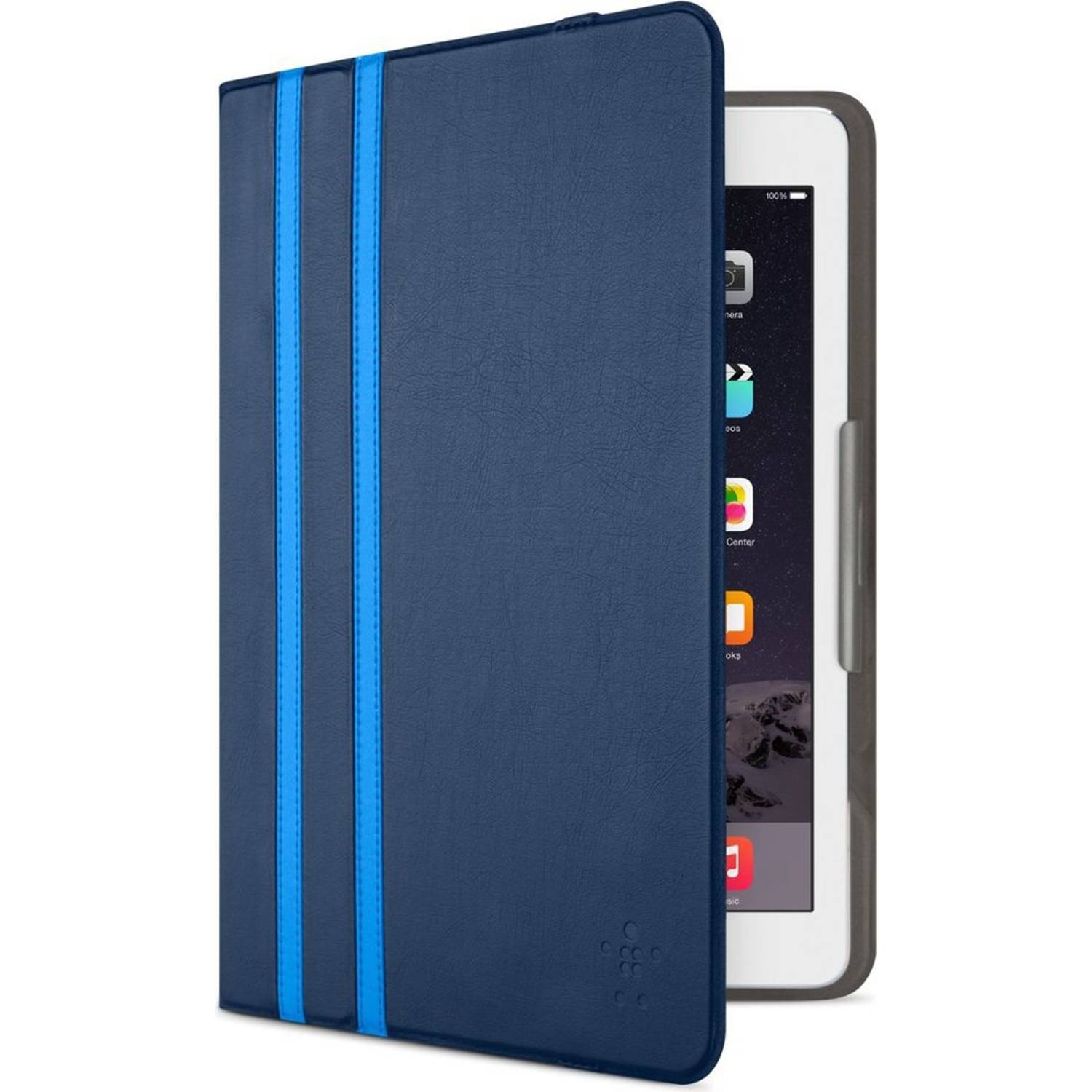 Belkin F7N323BTC02 Trifold Folio Case Blue For IPad Mini4/Mini3/Mini2/Mini Belkin F7N323BTC02 Trifold Folio Case Blue For IPad Mini4/Mini3/Mini2/Mini