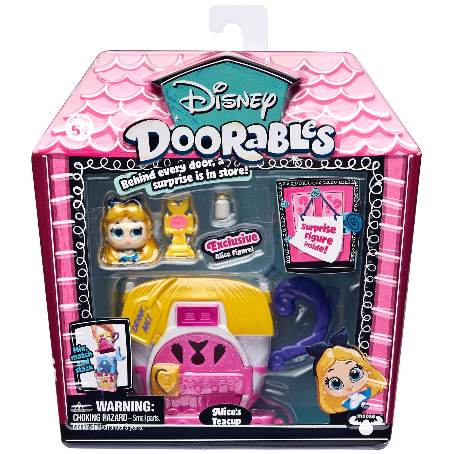 Moose 69412 Disney Doorables Alice In Wonderland Playset Moose 69412 Disney Doorables Alice In Wonderland Playset