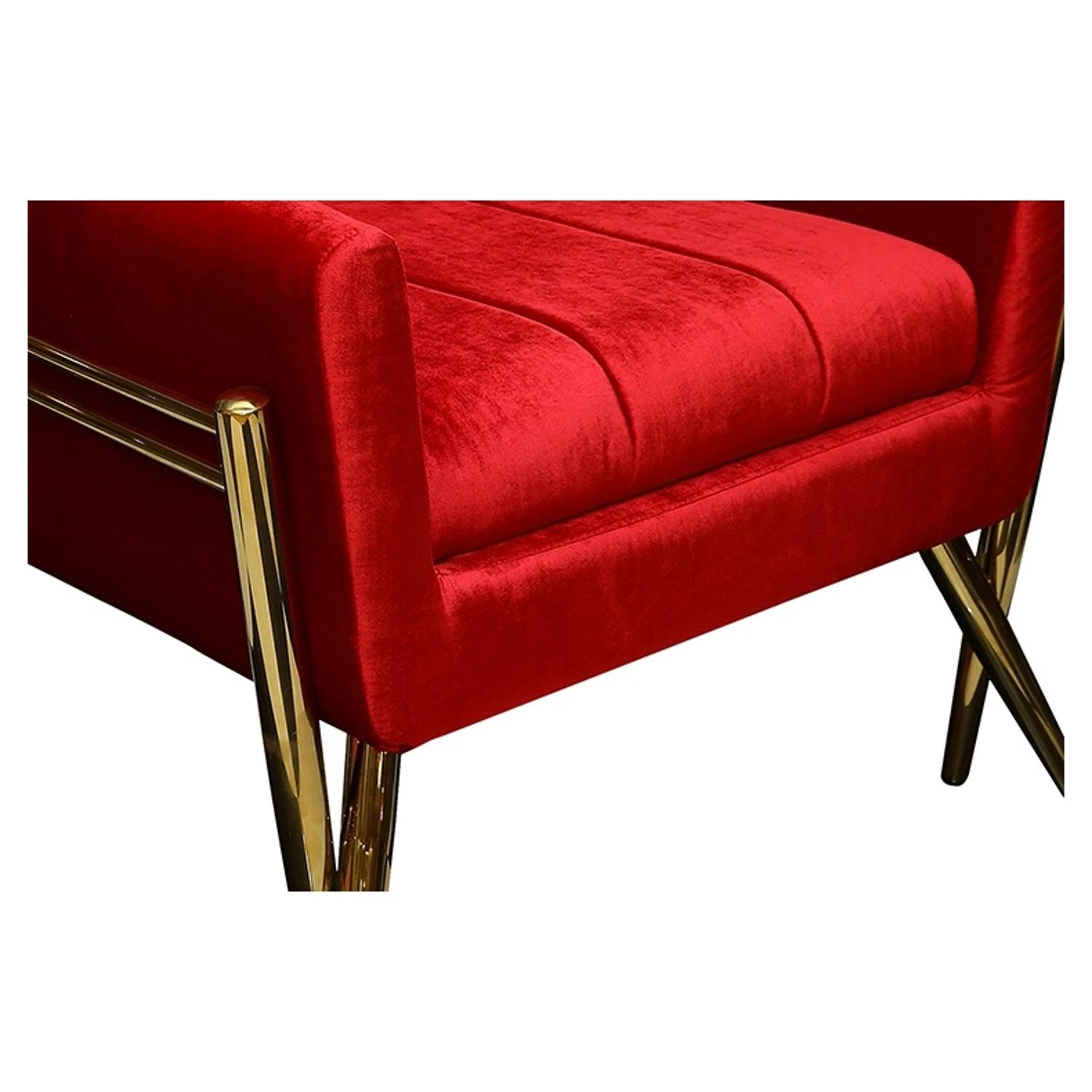 Pan Emirates Braxtan Single Seater Sofa Red Pan Emirates Braxtan Single Seater Sofa Red