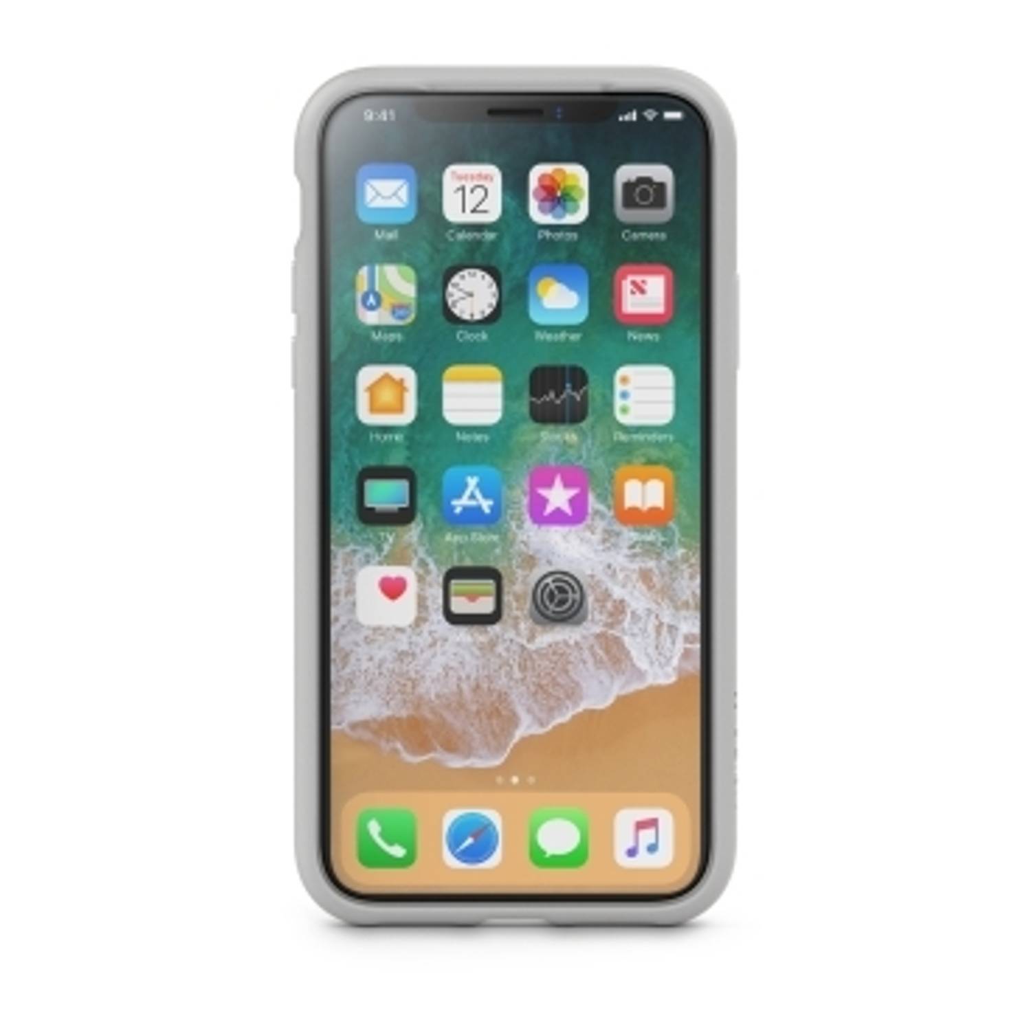 Belkin Sheerforce Elite Protective Back Case Silver For Apple iPhone X Belkin Sheerforce Elite Protective Back Case Silver For Apple iPhone X