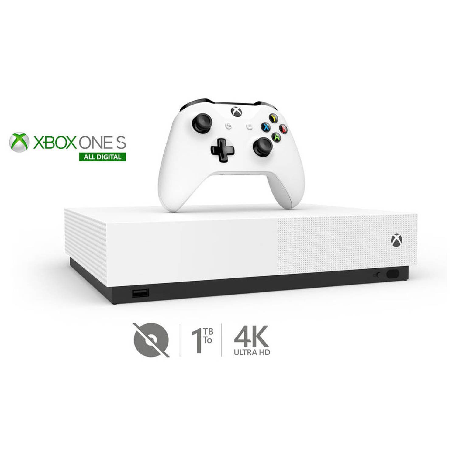 Microsoft Xbox One S All Digital Edition Gaming Console 1TB White + Minecraft + Sea of Thieves + Forza Horizon3 Games DLC Microsoft Xbox One S All Digital Edition Gaming Console 1TB White + Minecraft + Sea of Thieves + Forza Horizon3 Games DLC