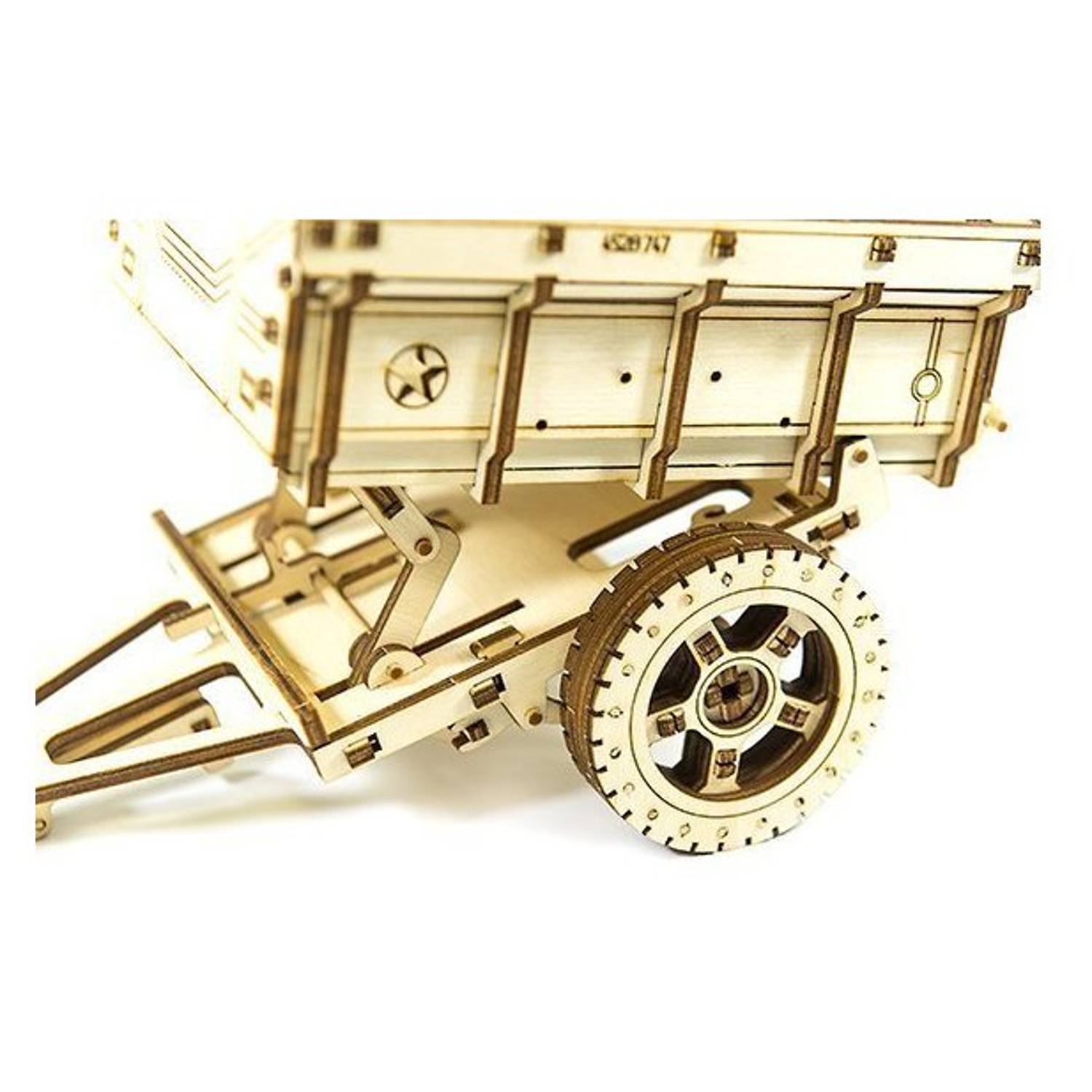 Wooden City Trailer 3D Mechanical Model Wooden City Trailer 3D Mechanical Model