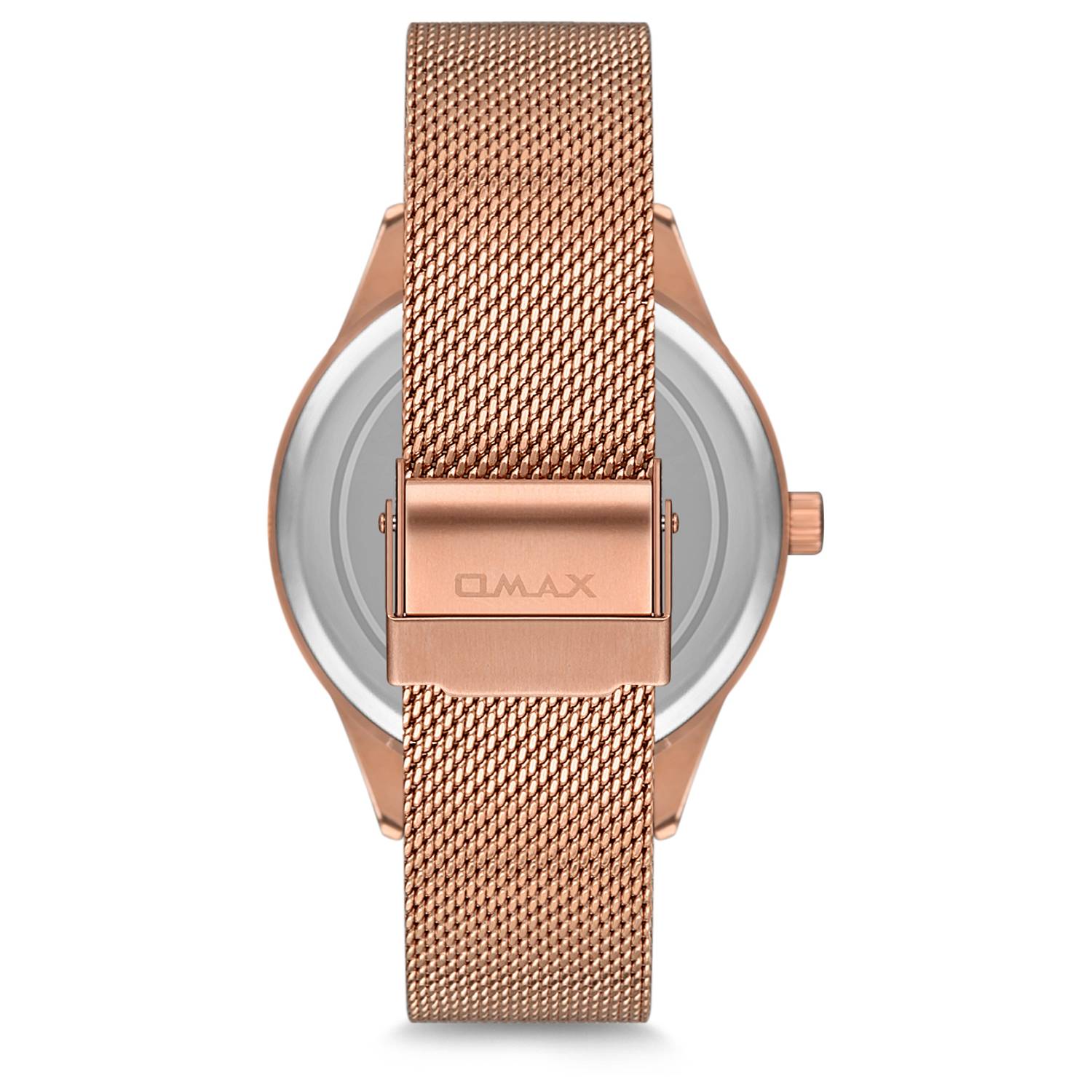 Omax Vintage Collection Rose Gold Mesh Analog Watch For Unisex VC07R48A Omax Vintage Collection Rose Gold Mesh Analog Watch For Unisex VC07R48A