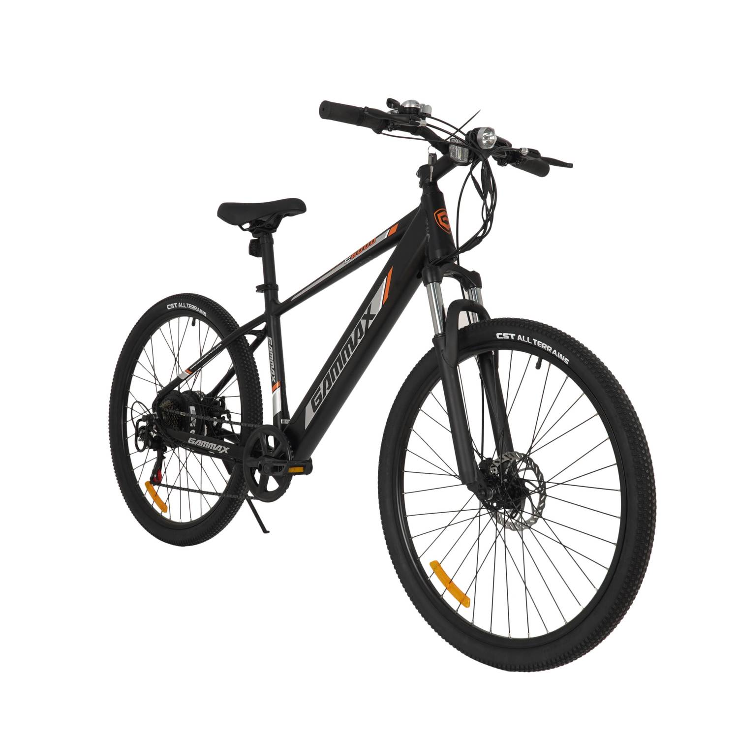 Gammax E Mountain Bike E6000 27.5 Inch, Black-orange Gammax E Mountain Bike E6000 27.5 Inch, Black-orange