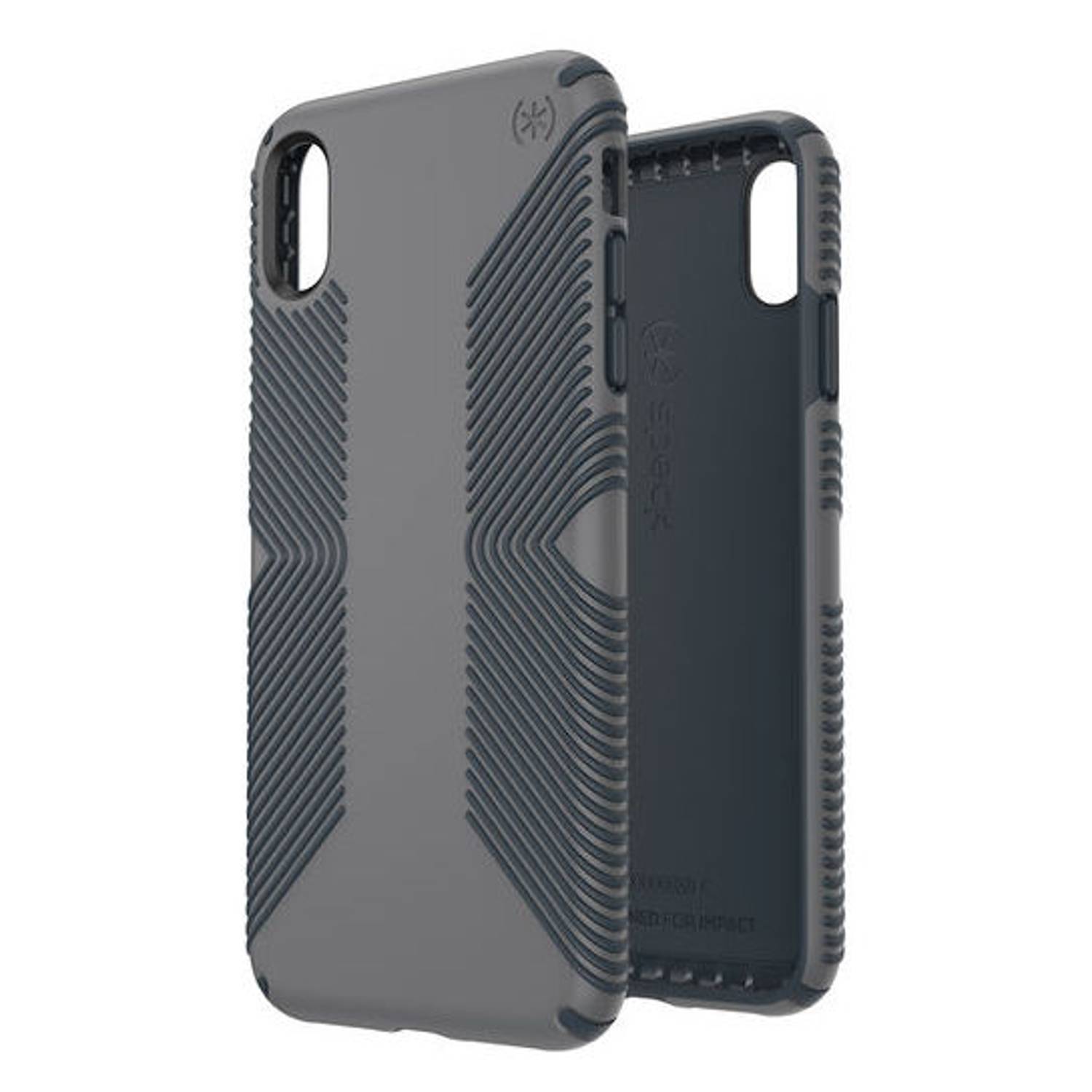 Speck Presidio Grip Case Graphite Grey/Charcoal Grey For iPhone XR Speck Presidio Grip Case Graphite Grey/Charcoal Grey For iPhone XR