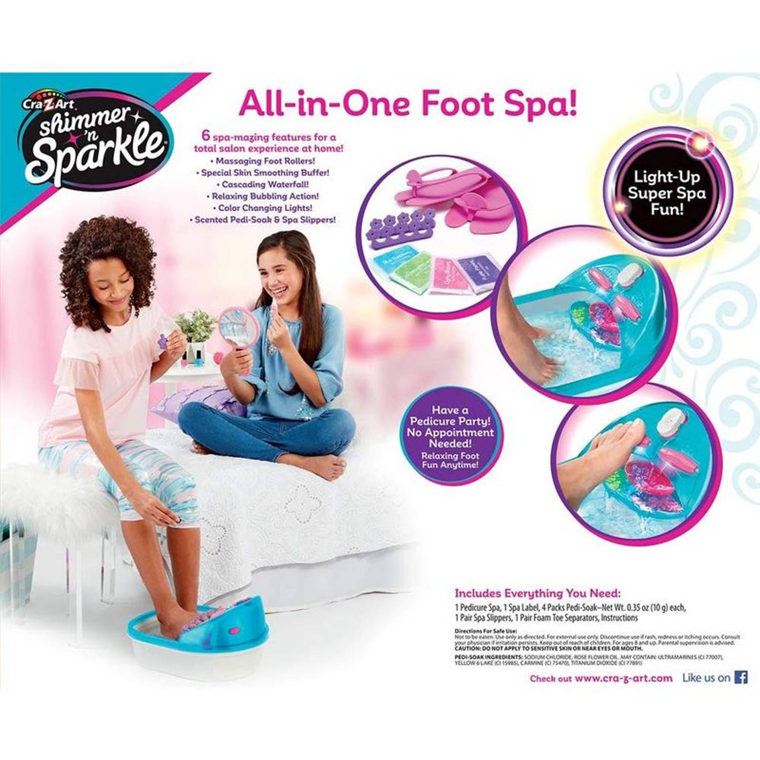 Cra Z Art Shimmer N Sparkle Super Spa Salon Cra Z Art Shimmer N Sparkle Super Spa Salon