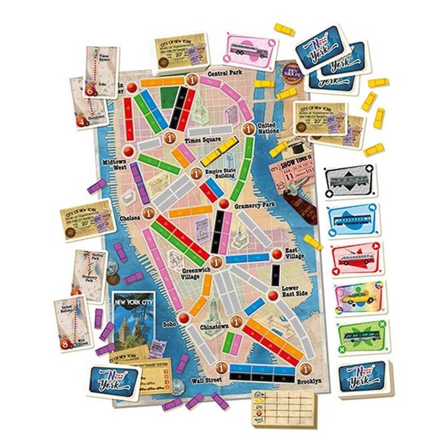 Days of Wonder Ticket to Ride New York Base Game Days of Wonder Ticket to Ride New York Base Game