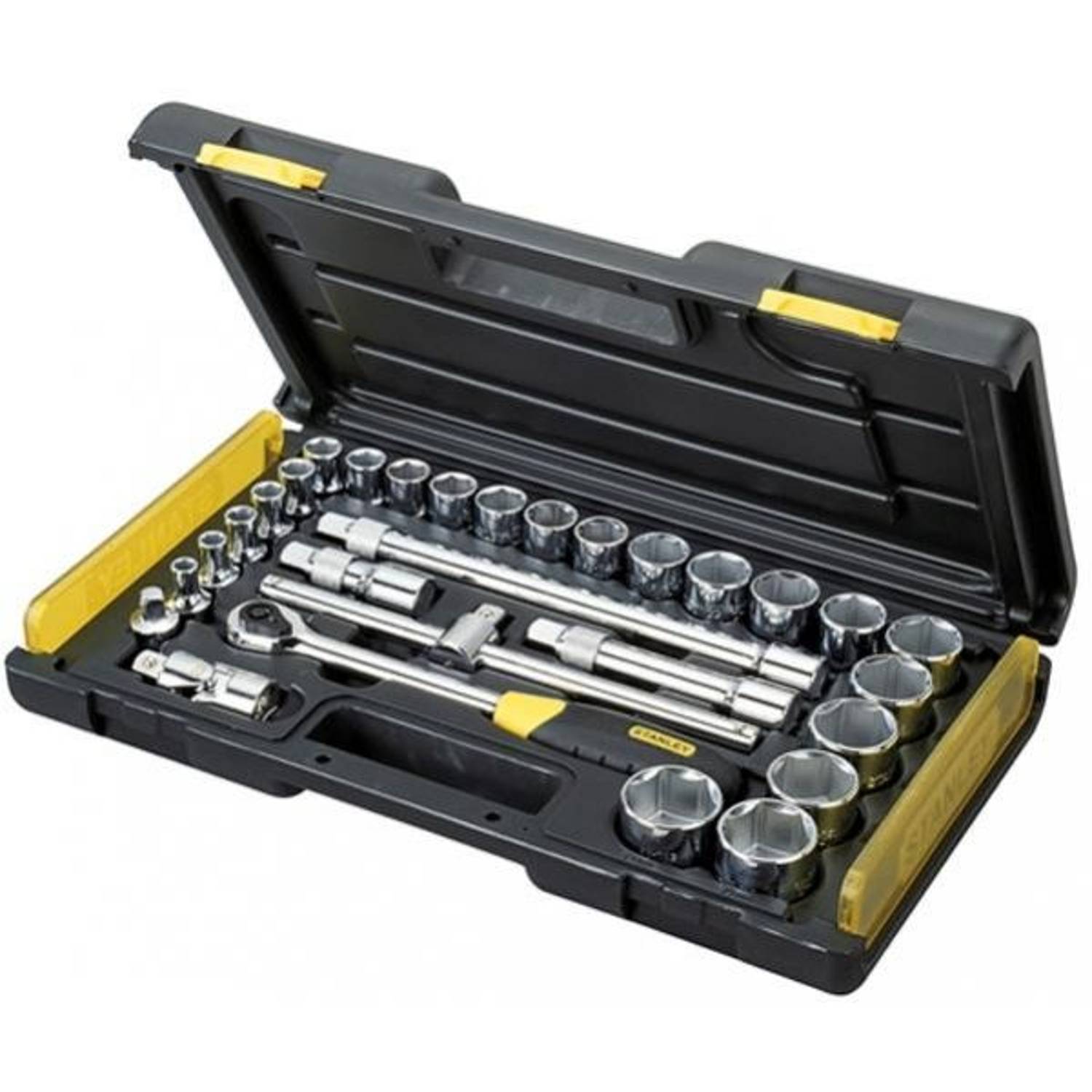 Stanley Square Drive Socket Set 29pcs 2-85-584 Stanley Square Drive Socket Set 29pcs 2-85-584