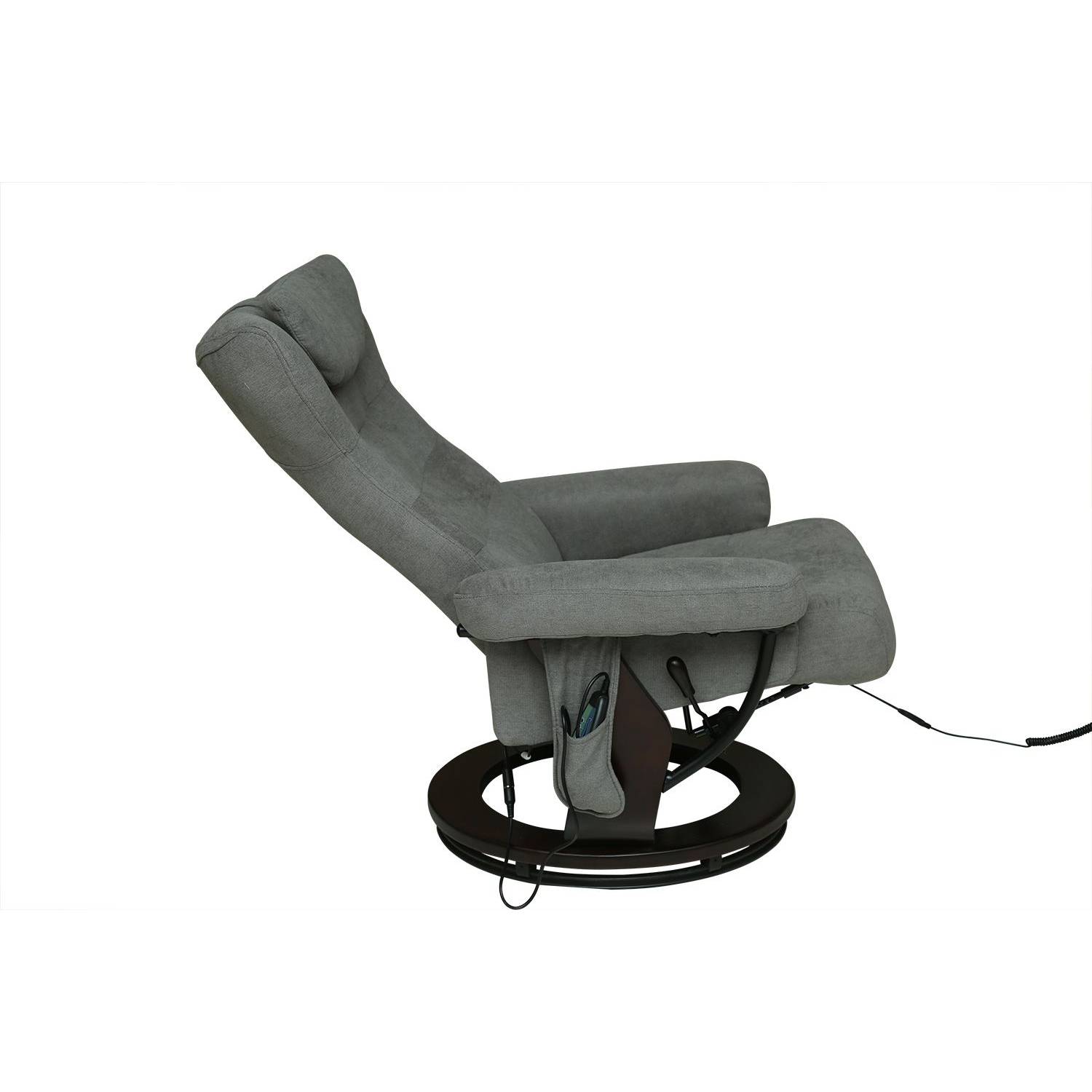Pan Emirates Malmo Recliner With Massage & Ottoman Grey Pan Emirates Malmo Recliner With Massage & Ottoman Grey