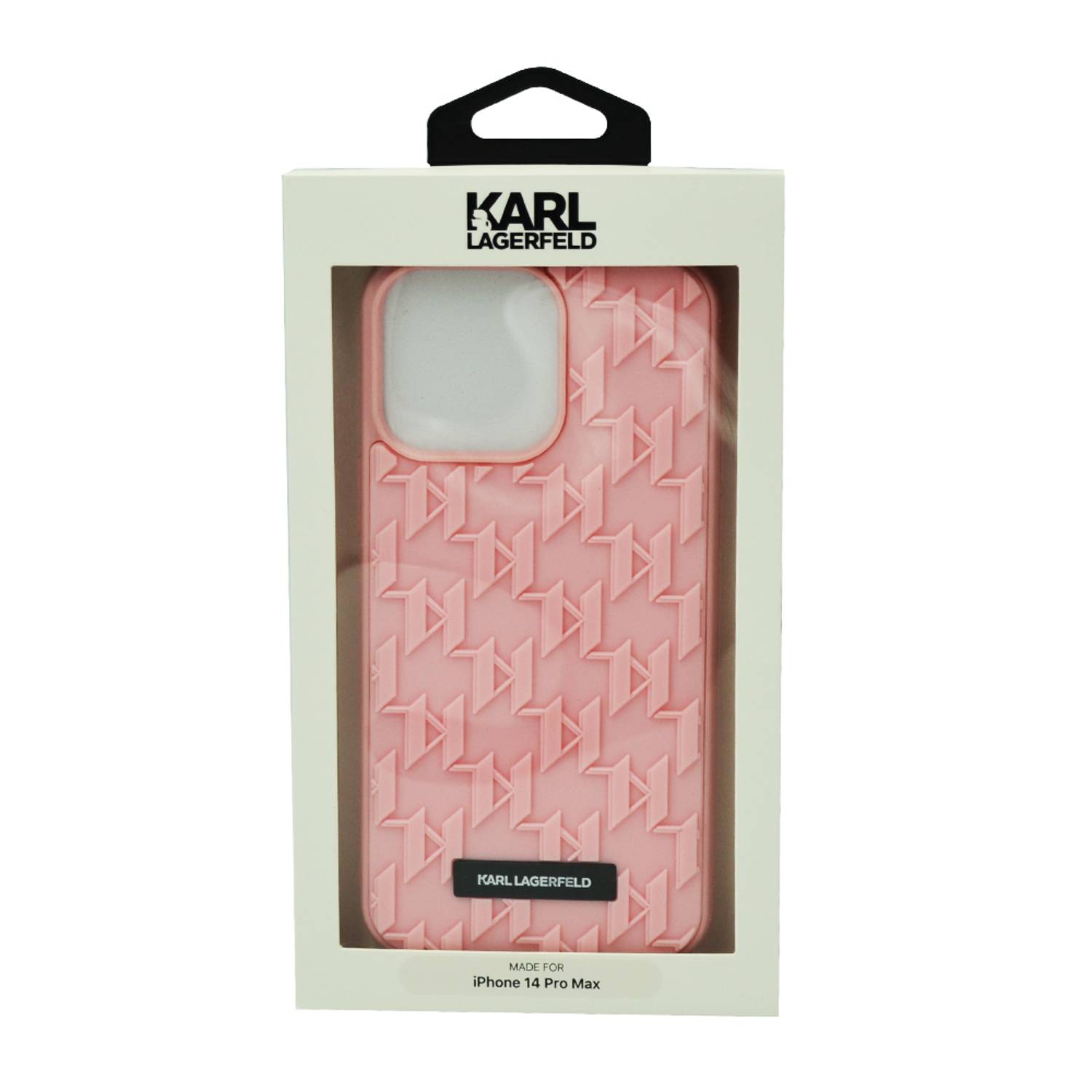 Karl Lagerfeld 3D Monogram Hard Case For Iphone 14 Pro Max Pink Karl Lagerfeld 3D Monogram Hard Case For Iphone 14 Pro Max Pink