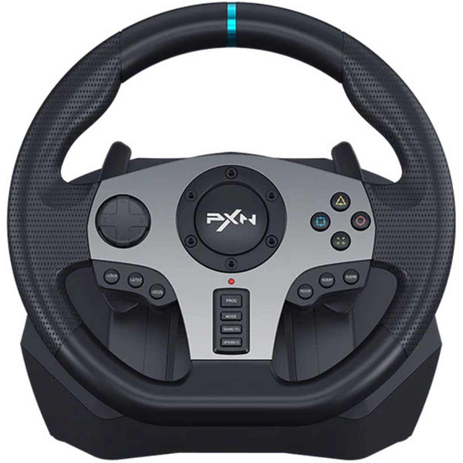 PXN Race Sterring Wheel With 3 Pedals and Gear Shifter Black PXN Race Sterring Wheel With 3 Pedals and Gear Shifter Black