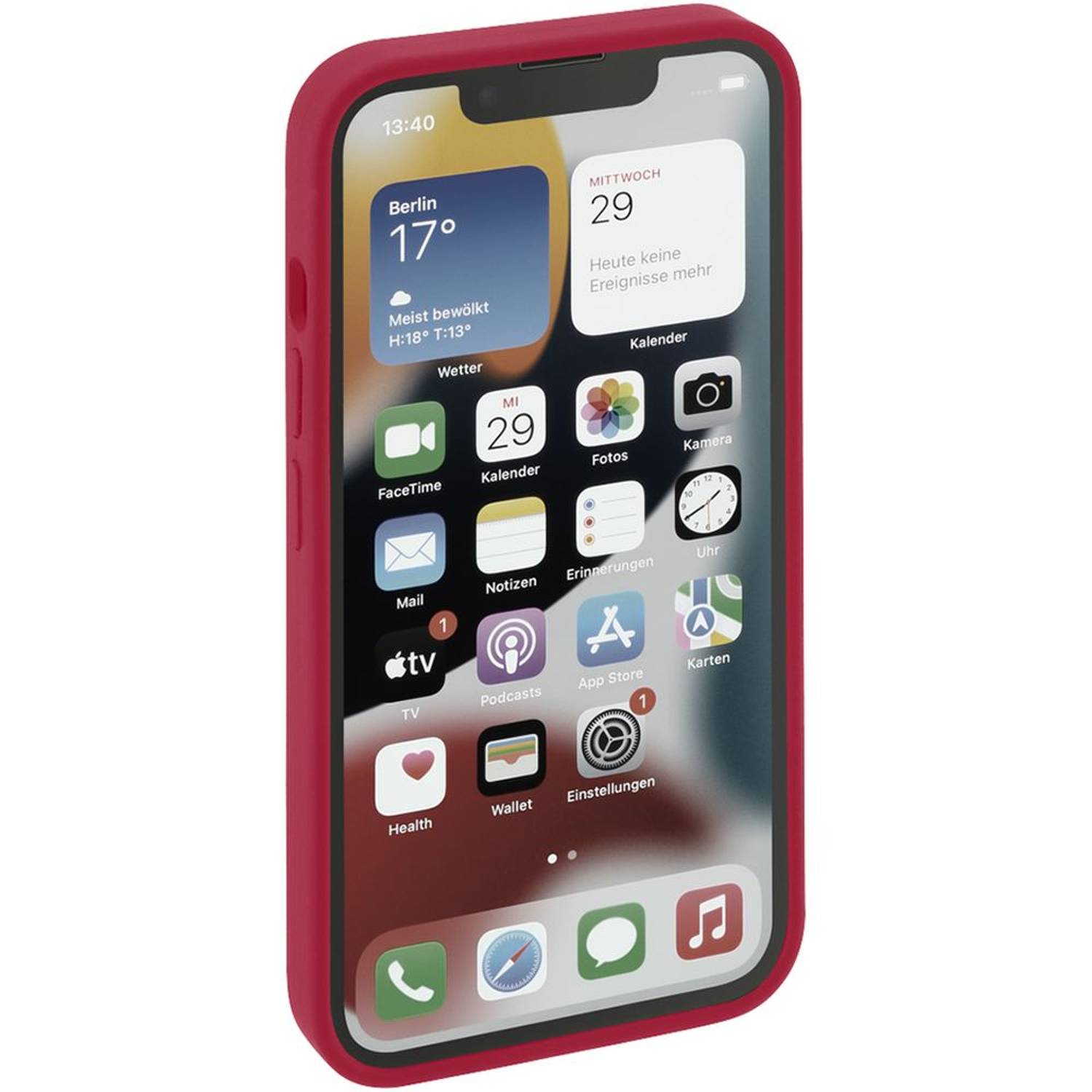 Hama MagCase Finest Feel Pro Case Red Apple iPhone 14 Hama MagCase Finest Feel Pro Case Red Apple iPhone 14