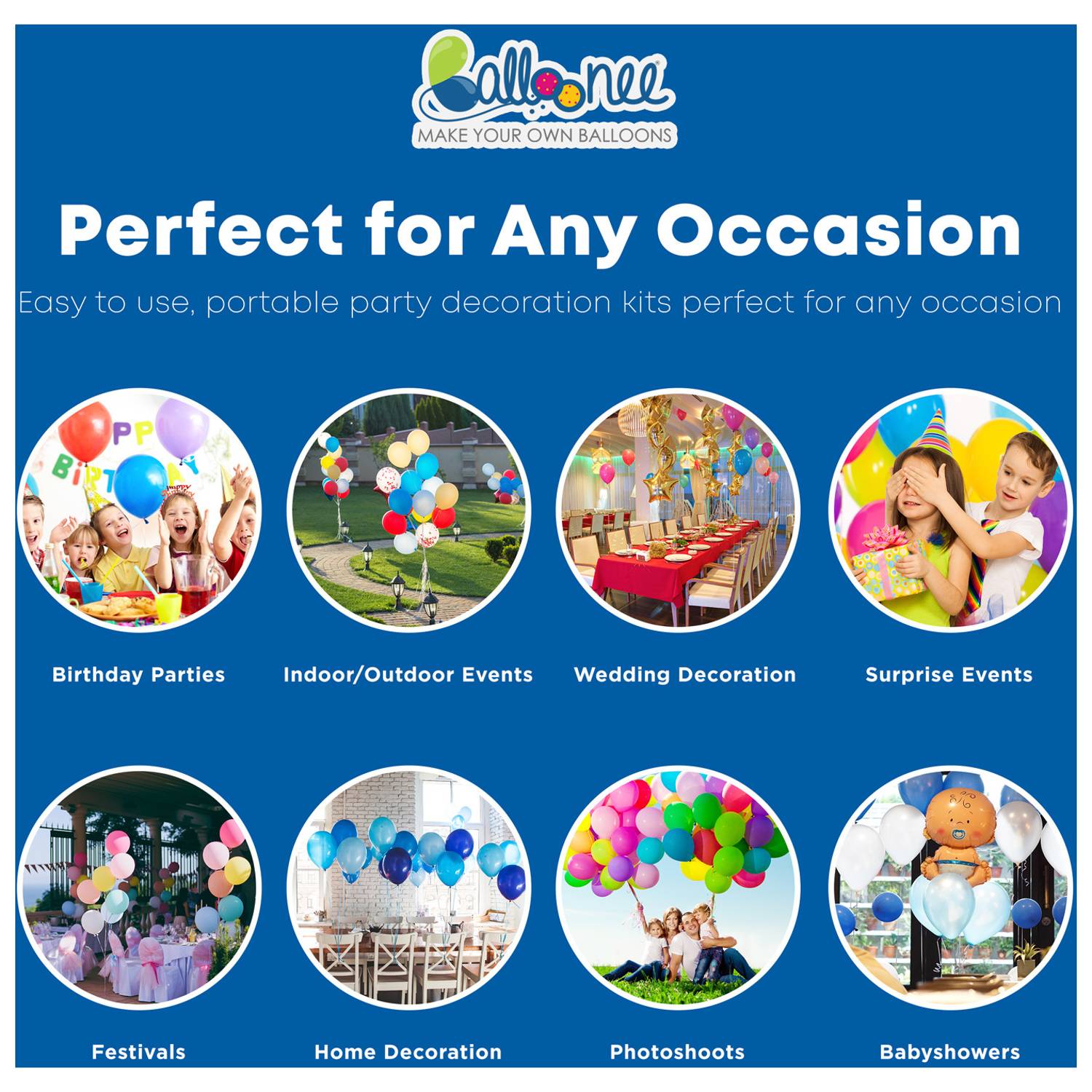 طقم حفلات هيليوم قياسي للاستعمال مرة واحدة من Balloonee مع موسع وقت Floatee - بالونات الهيليوم 50 مللي طقم حفلات هيليوم قياسي للاستعمال مرة واحدة من Balloonee مع موسع وقت Floatee - بالونات الهيليوم 50 مللي