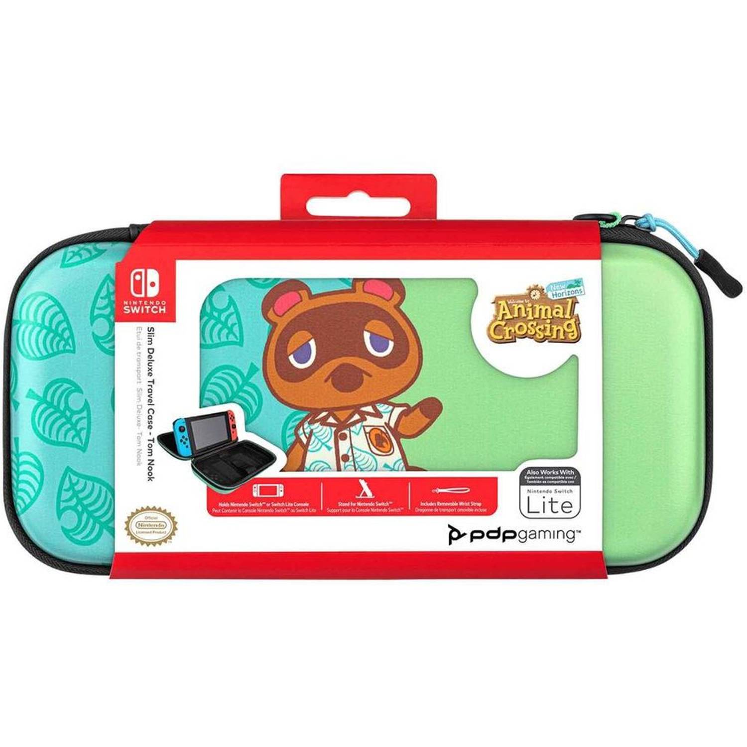 Nintendo Switch Animal Crossing Slim Deluxe Travel Case Tom Nook Multicolour Nintendo Switch Animal Crossing Slim Deluxe Travel Case Tom Nook Multicolour
