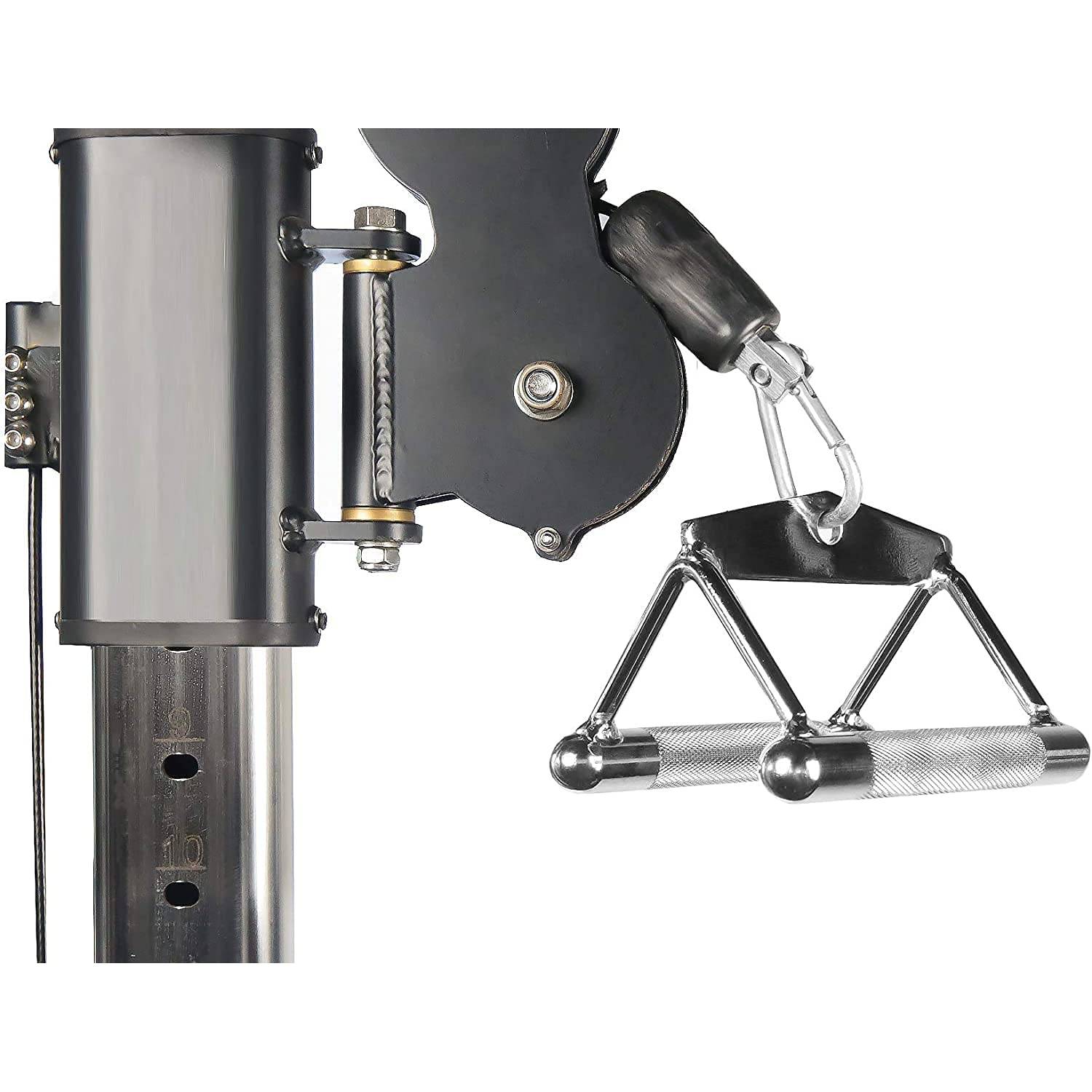 ULTIMAX V-Handle with Rotation and Rubber Cable Machine Attachment Exercise Handle, Rowing Machine Handle Set Pull Down Exercise Handles ULTIMAX V-Handle with Rotation and Rubber Cable Machine Attachment Exercise Handle, Rowing Machine Handle Set Pull Down Exercise Handles