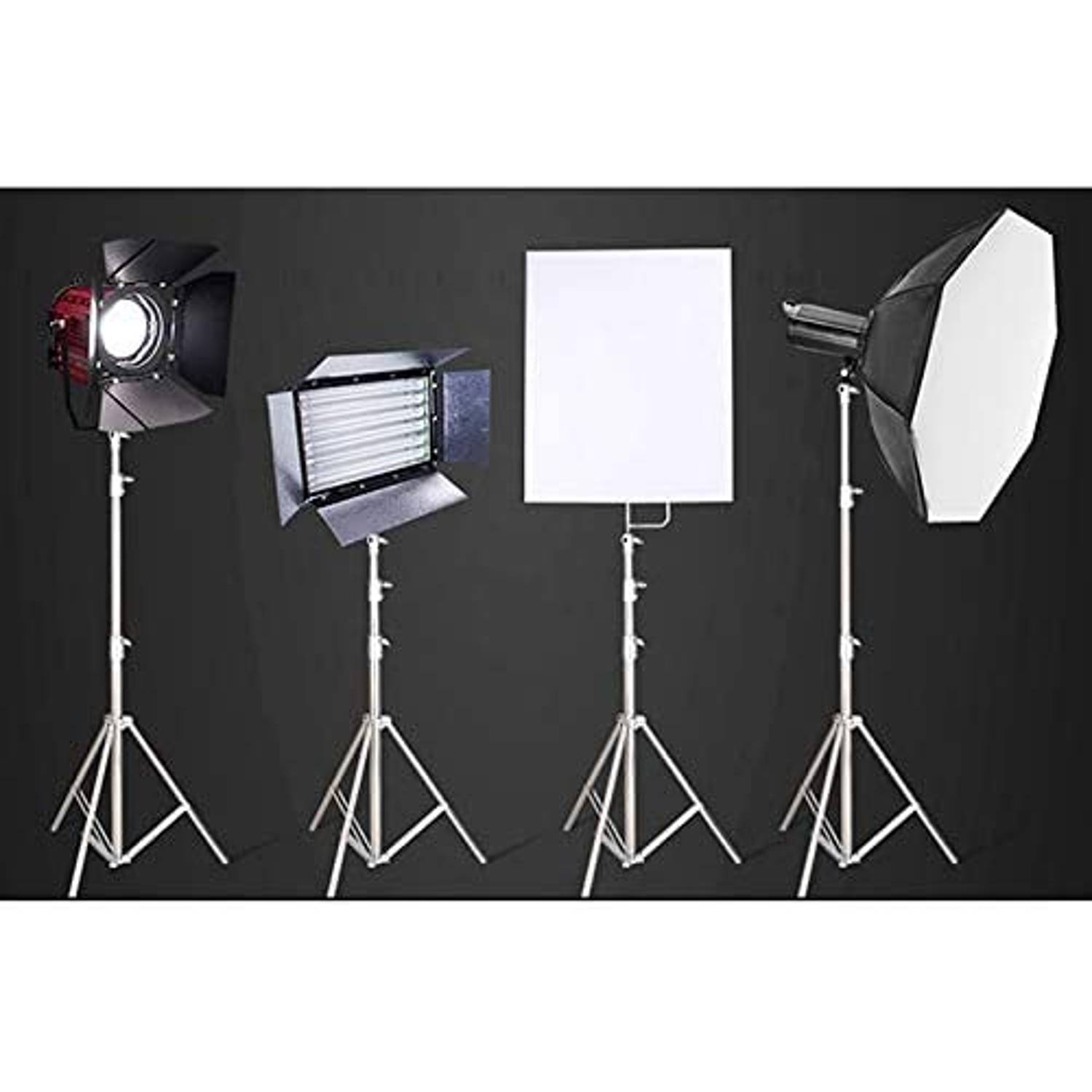 Coopic L-280m Stainless Steel Light Stand 110inch/280cm Heavy Duty With 1/4-inch To 3/8-inch Universal Adapter For Studio Softbox, Monolight And Other Photographic Equipment (3 Pack) Coopic L-280m Stainless Steel Light Stand 110inch/280cm Heavy Duty With 1/4-inch To 3/8-inch Universal Adapter For Studio Softbox, Monolight And Other Photographic Equipment (3 Pack)
