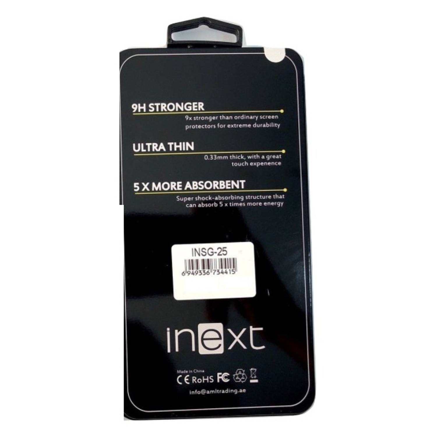 Inext Tempered Glass Screen Protector For Apple iPhone 8 - INSG25 Inext Tempered Glass Screen Protector For Apple iPhone 8 - INSG25