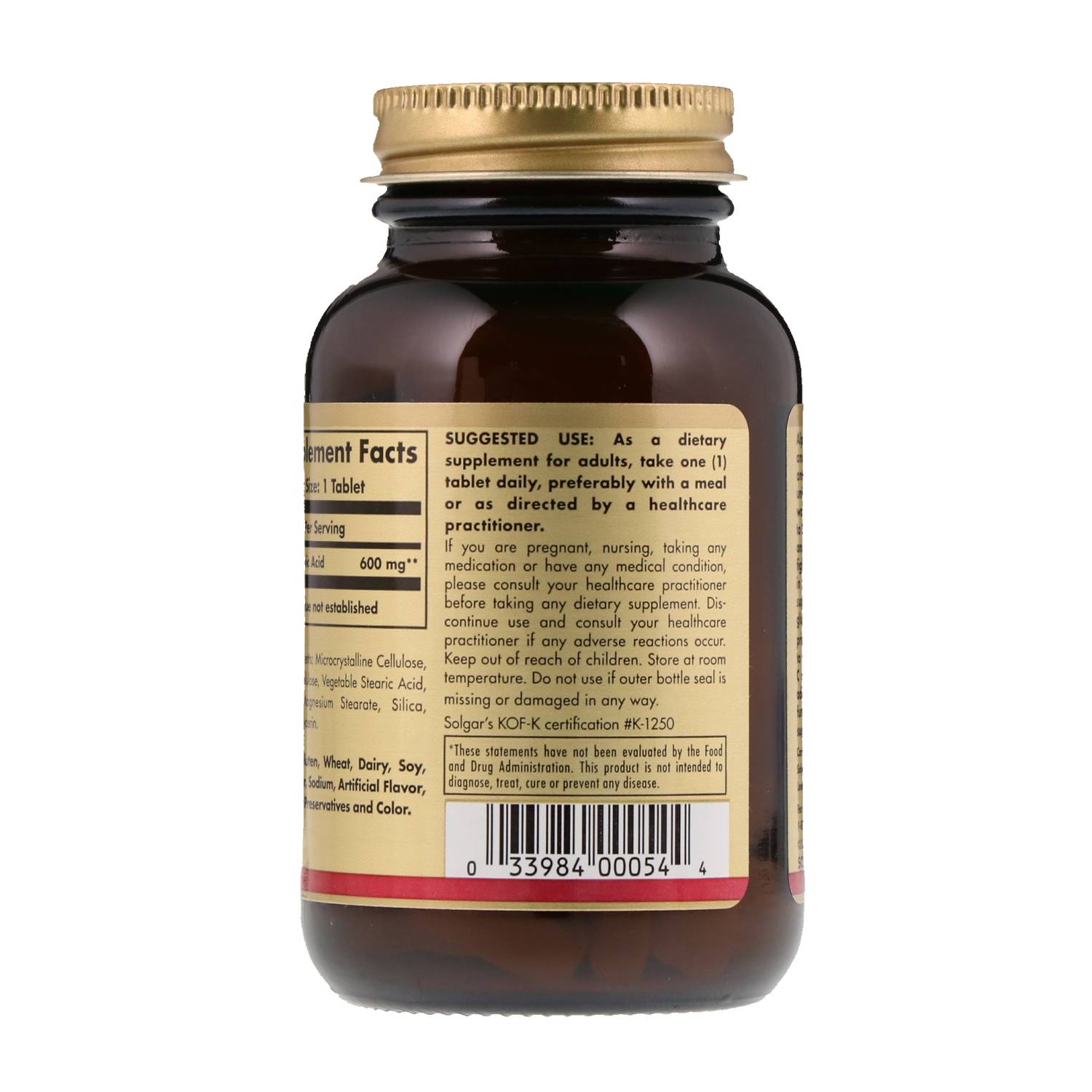 Solgar Alpha Lipoic Acid 600mg 50 Tablets Solgar Alpha Lipoic Acid 600mg 50 Tablets