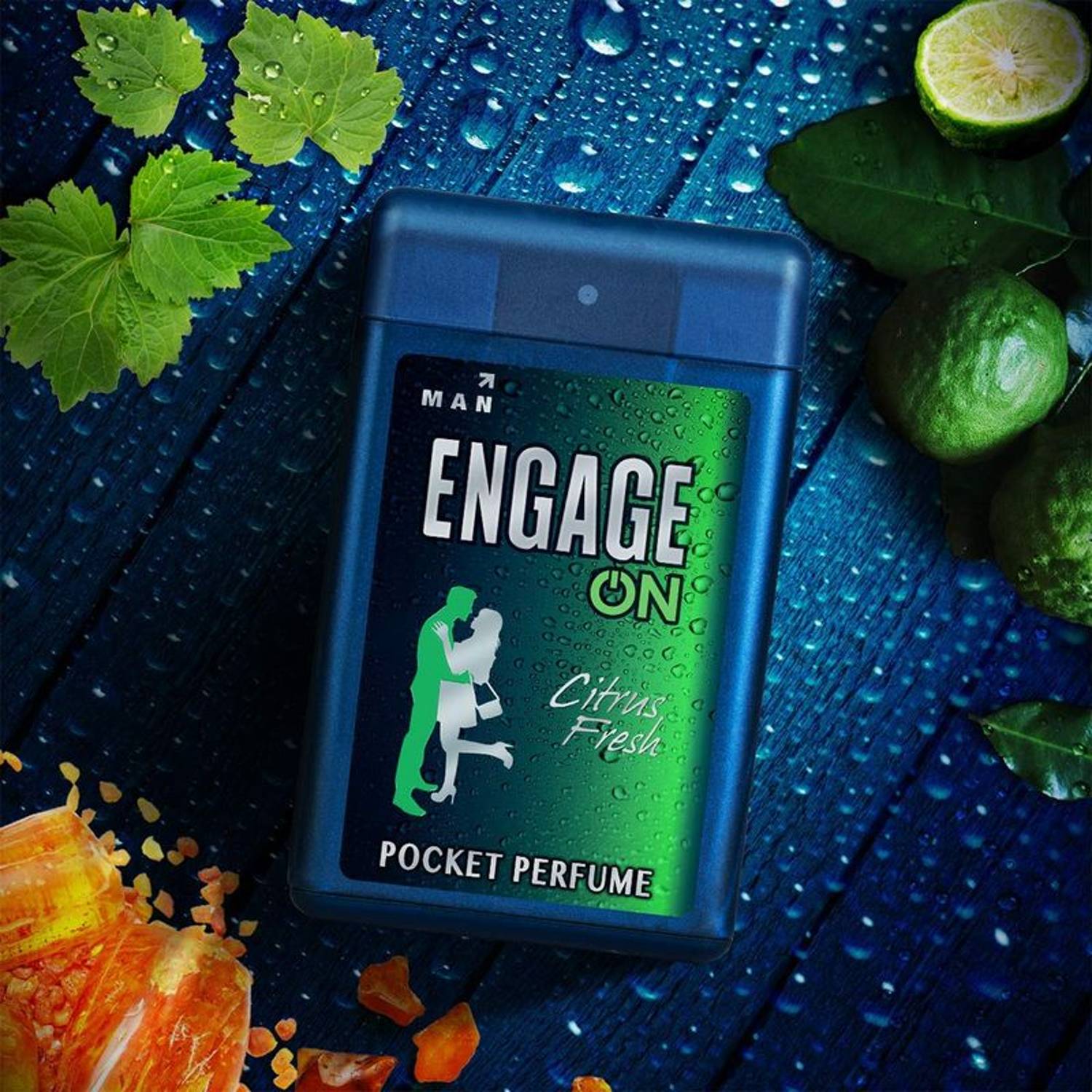 Engage On Citrus Pocket Perfume For Men 18.4ml Engage On Citrus Pocket Perfume For Men 18.4ml
