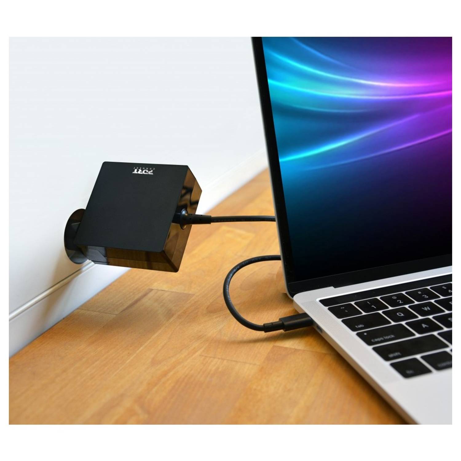 Port Designs 900097 Type C Power Adapter 65W Black Port Designs 900097 Type C Power Adapter 65W Black