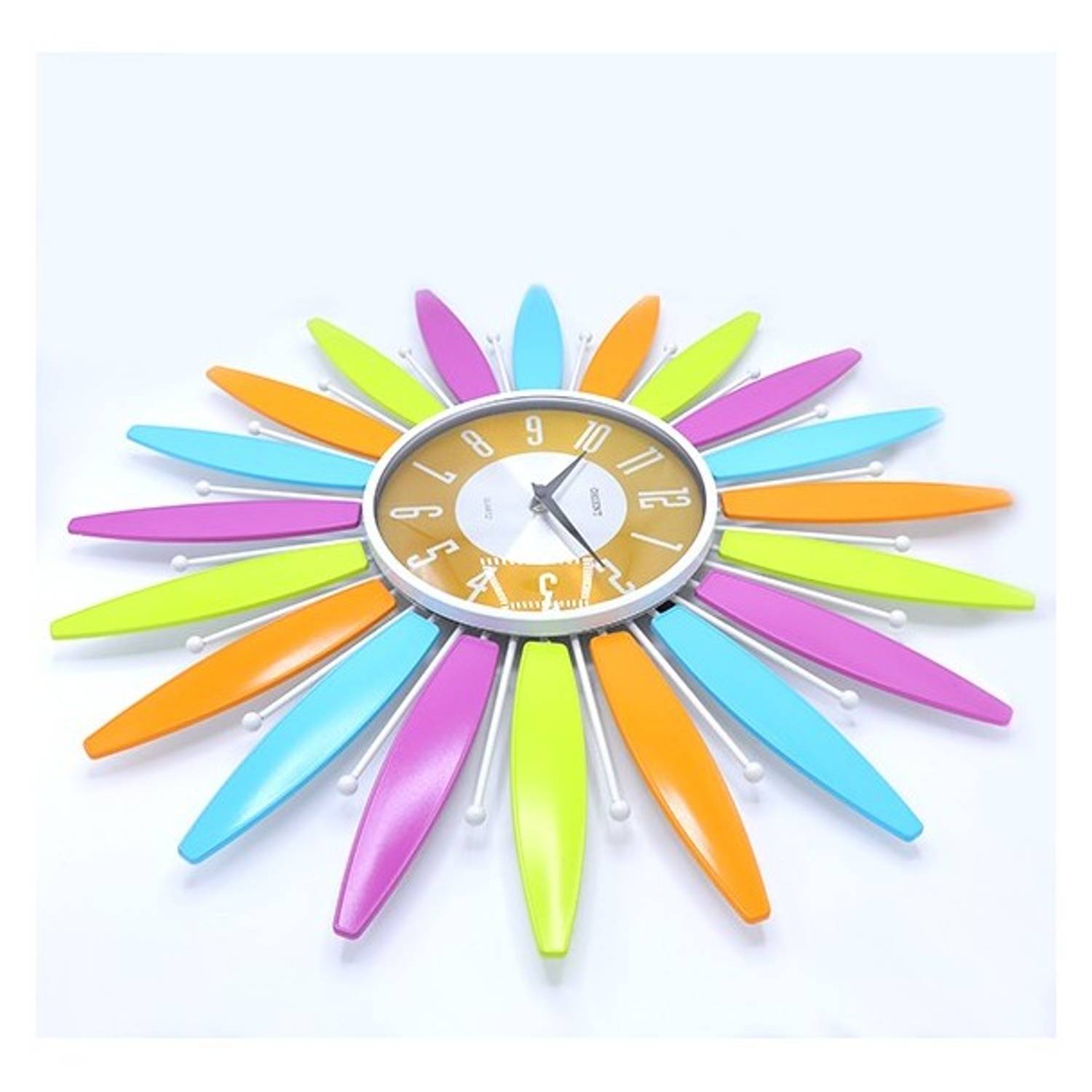 Orient Spider Multi Color Petal Clock Wall Clock Orient Spider Multi Color Petal Clock Wall Clock