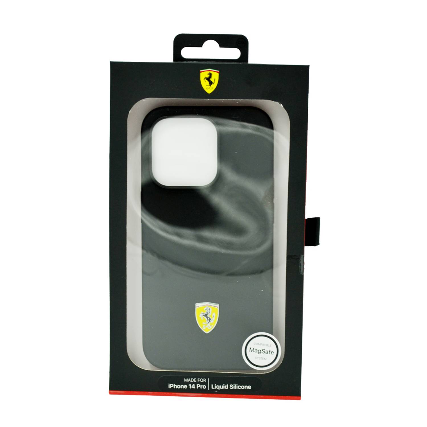 Ferrari Magsafe Silicone Metal Logo Hard Case For Iphone 14 Pro Black Ferrari Magsafe Silicone Metal Logo Hard Case For Iphone 14 Pro Black