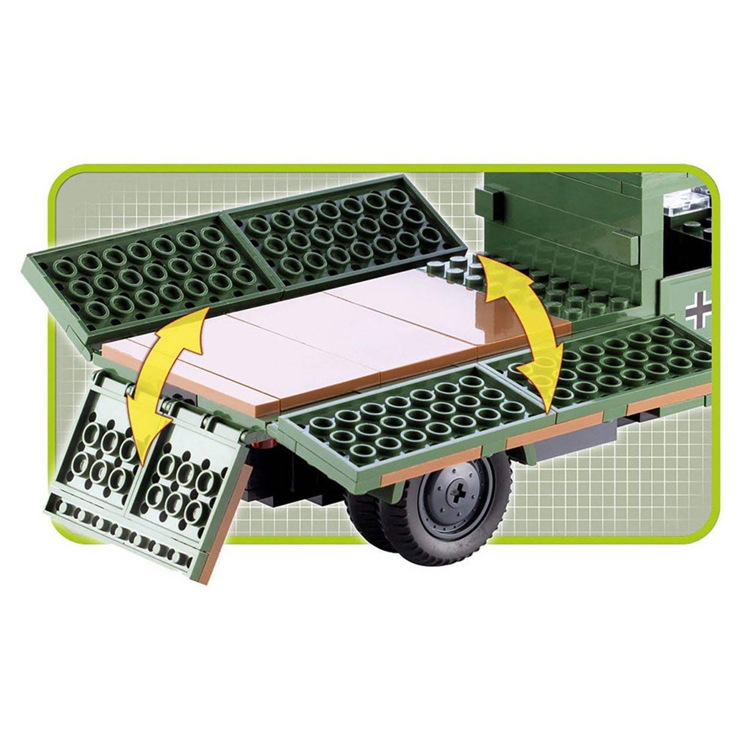 Cobi 350pcs Small Army Mercedes Benz L3000 Cobi 350pcs Small Army Mercedes Benz L3000