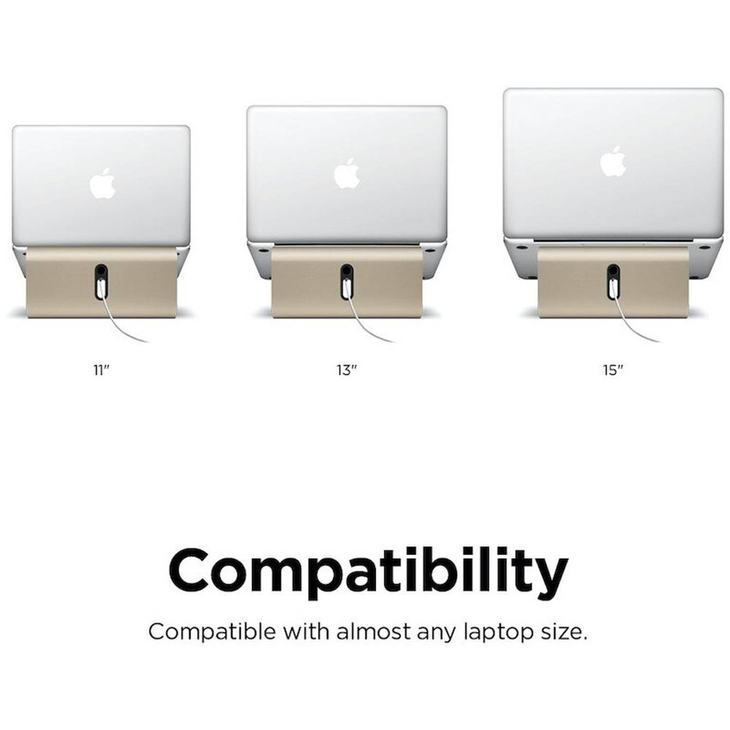 Elago Aluminium L2 Stand For Laptop Gold Elago Aluminium L2 Stand For Laptop Gold