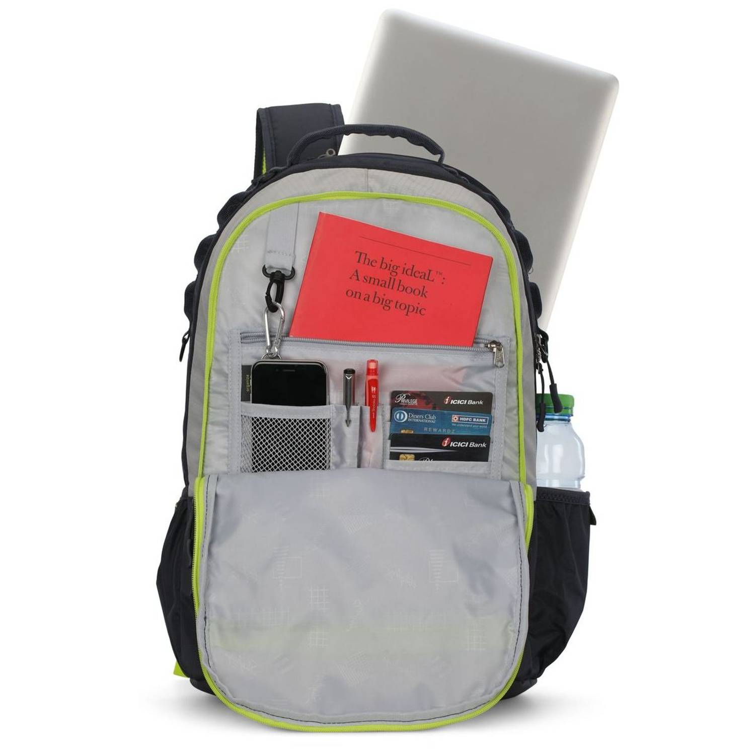 Skybags Herios Grey Backpack For Unisex 20inch Skybags Herios Grey Backpack For Unisex 20inch