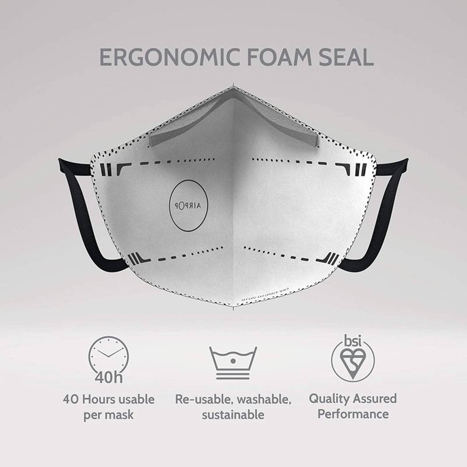 Airpop Reusable Pocket Face Mask Pack of 2 Airpop Reusable Pocket Face Mask Pack of 2