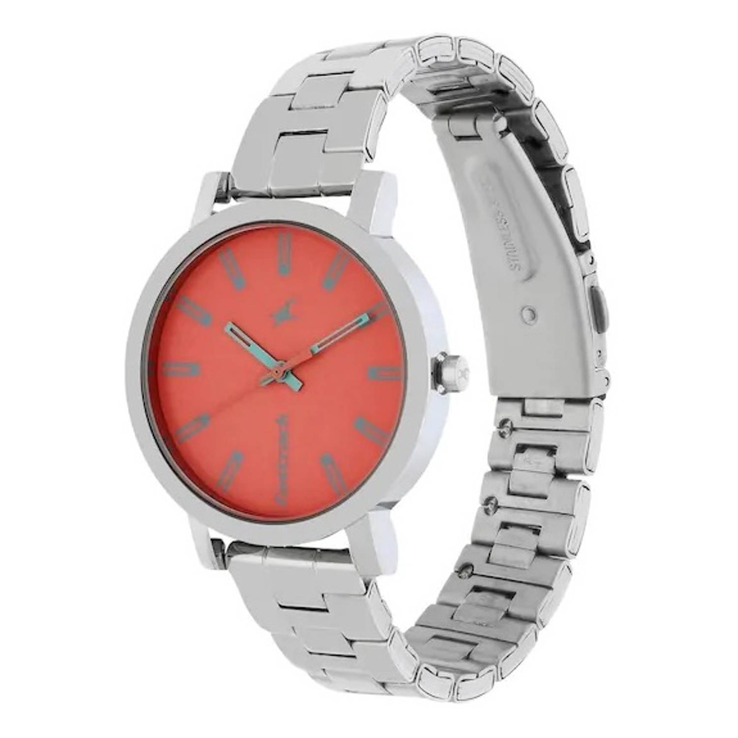 Fastrack 68010SM03 Fundamentals Ladies Watch Pink/SS Fastrack 68010SM03 Fundamentals Ladies Watch Pink/SS