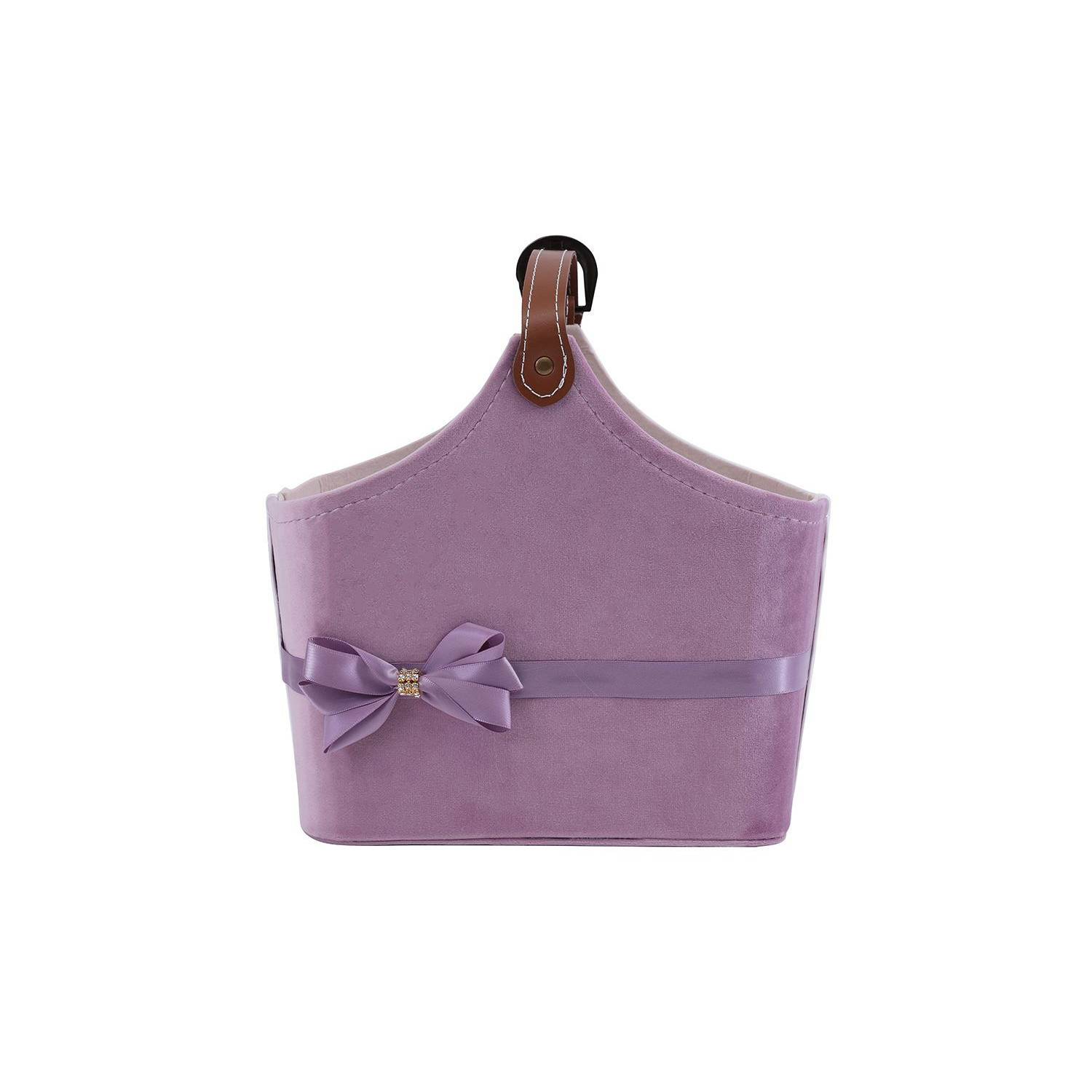 Pan Emirates Dejah Magazine Holder with Belt Handle Purple Pan Emirates Dejah Magazine Holder with Belt Handle Purple