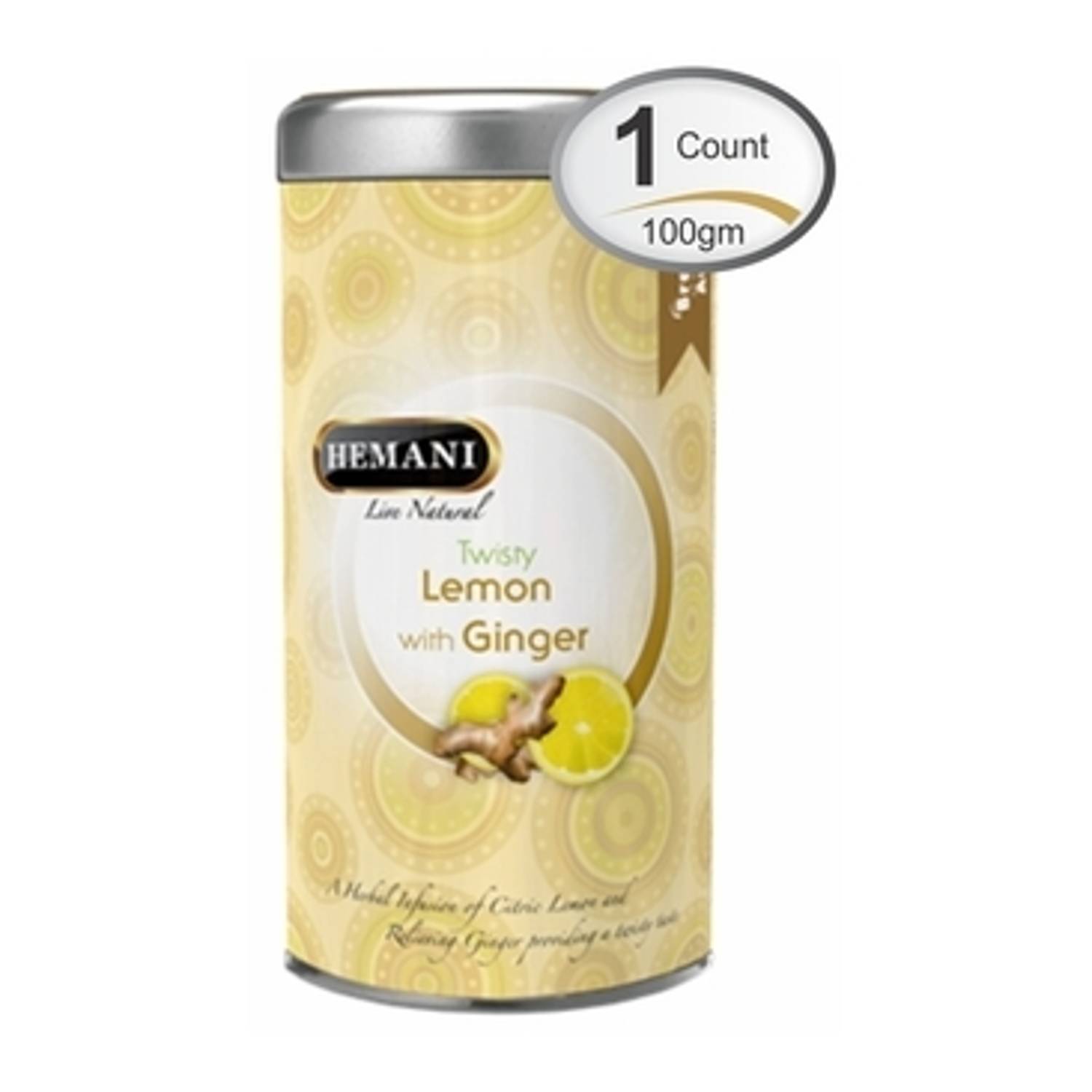 Hemani Rough Cut Tea Twisty Lemon with Ginger Hemani Rough Cut Tea Twisty Lemon with Ginger