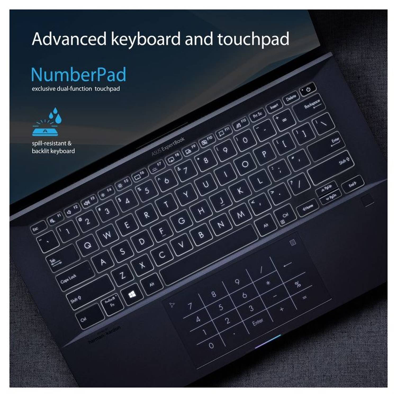 Asus ExpertBook B9450FA-BM0726R Laptop - Core i7 1.8GHz 16GB 1TB Shared Win10Pro 14inch FHD Star Black English/Arabic Keyboard Asus ExpertBook B9450FA-BM0726R Laptop - Core i7 1.8GHz 16GB 1TB Shared Win10Pro 14inch FHD Star Black English/Arabic Keyboard