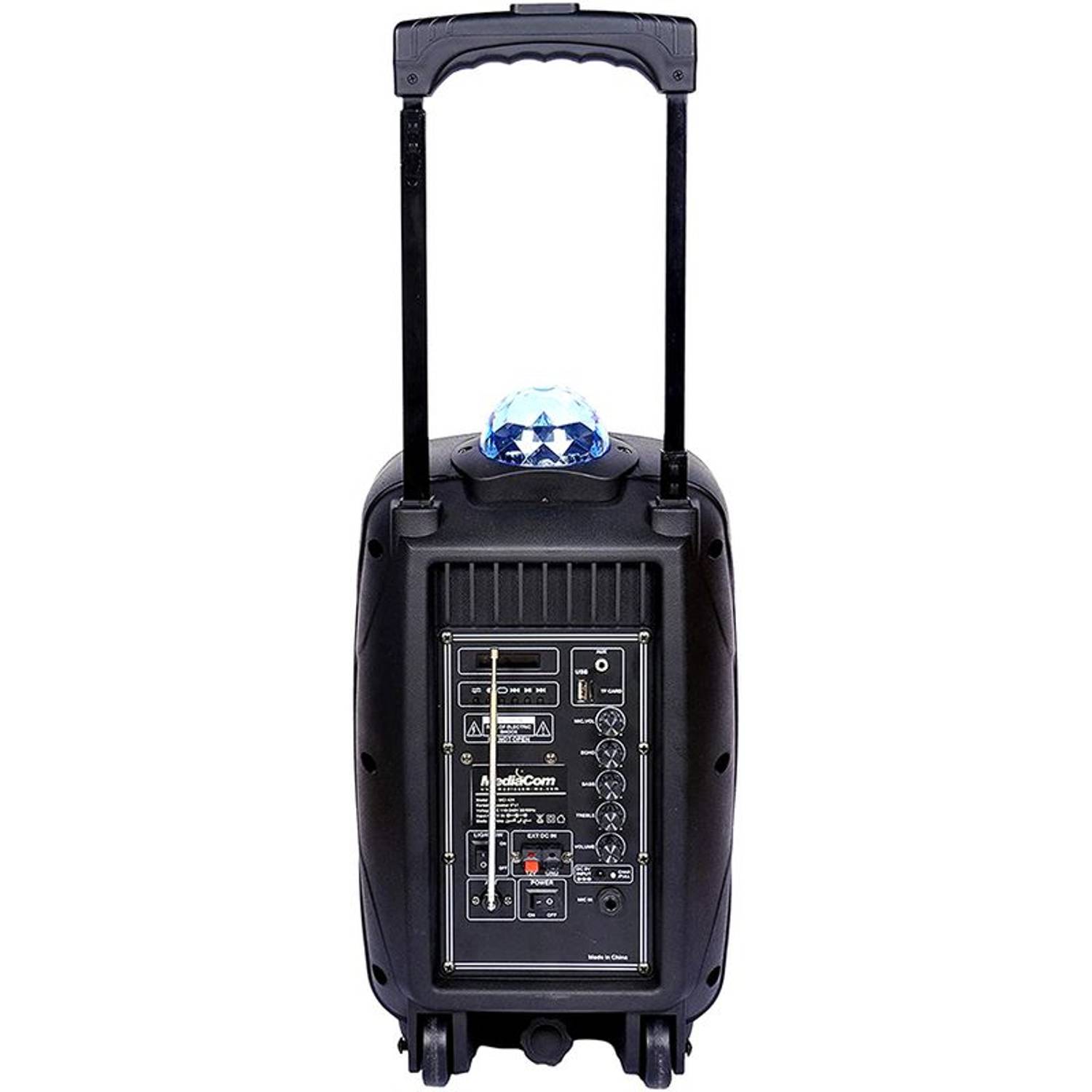 Mediacom HD PORTO Karoke System with 1 Corded Microphone + 424 Trolley Speaker Mediacom HD PORTO Karoke System with 1 Corded Microphone + 424 Trolley Speaker