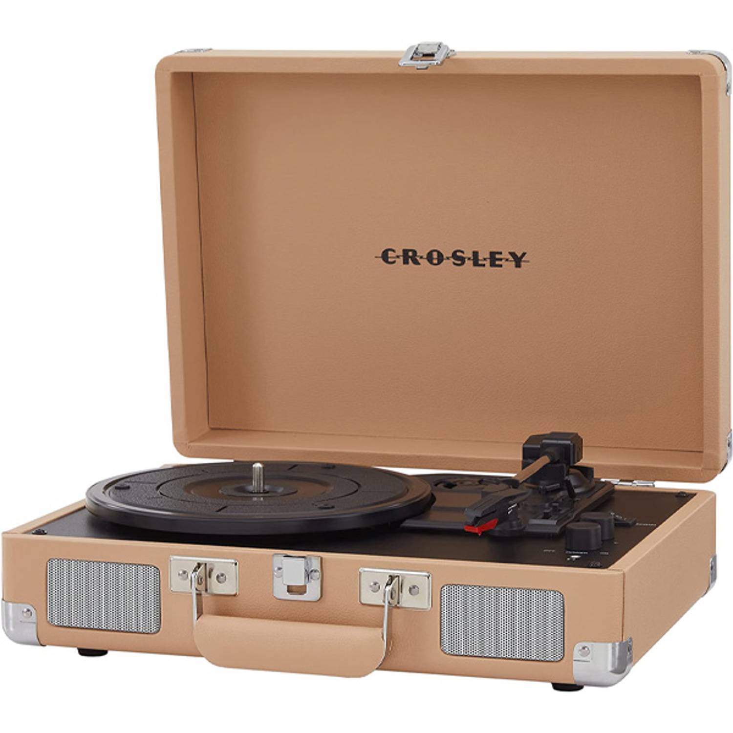 Cruiser CR8005F-LT Plus Portable Bluetooth Turntable Light Tan Cruiser CR8005F-LT Plus Portable Bluetooth Turntable Light Tan