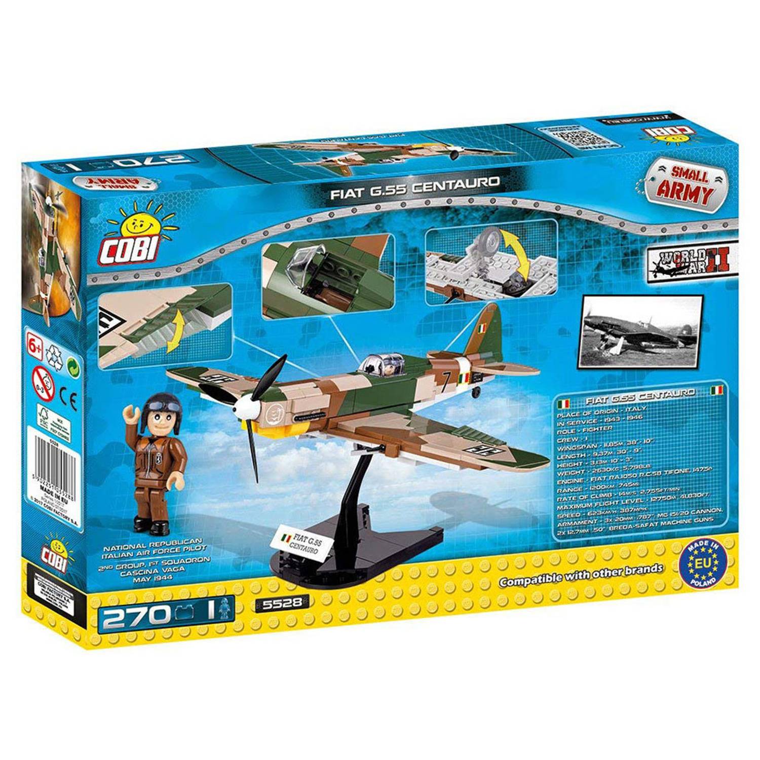 Cobi 270pcs Small Army Fiat G55 Centauro Cobi 270pcs Small Army Fiat G55 Centauro