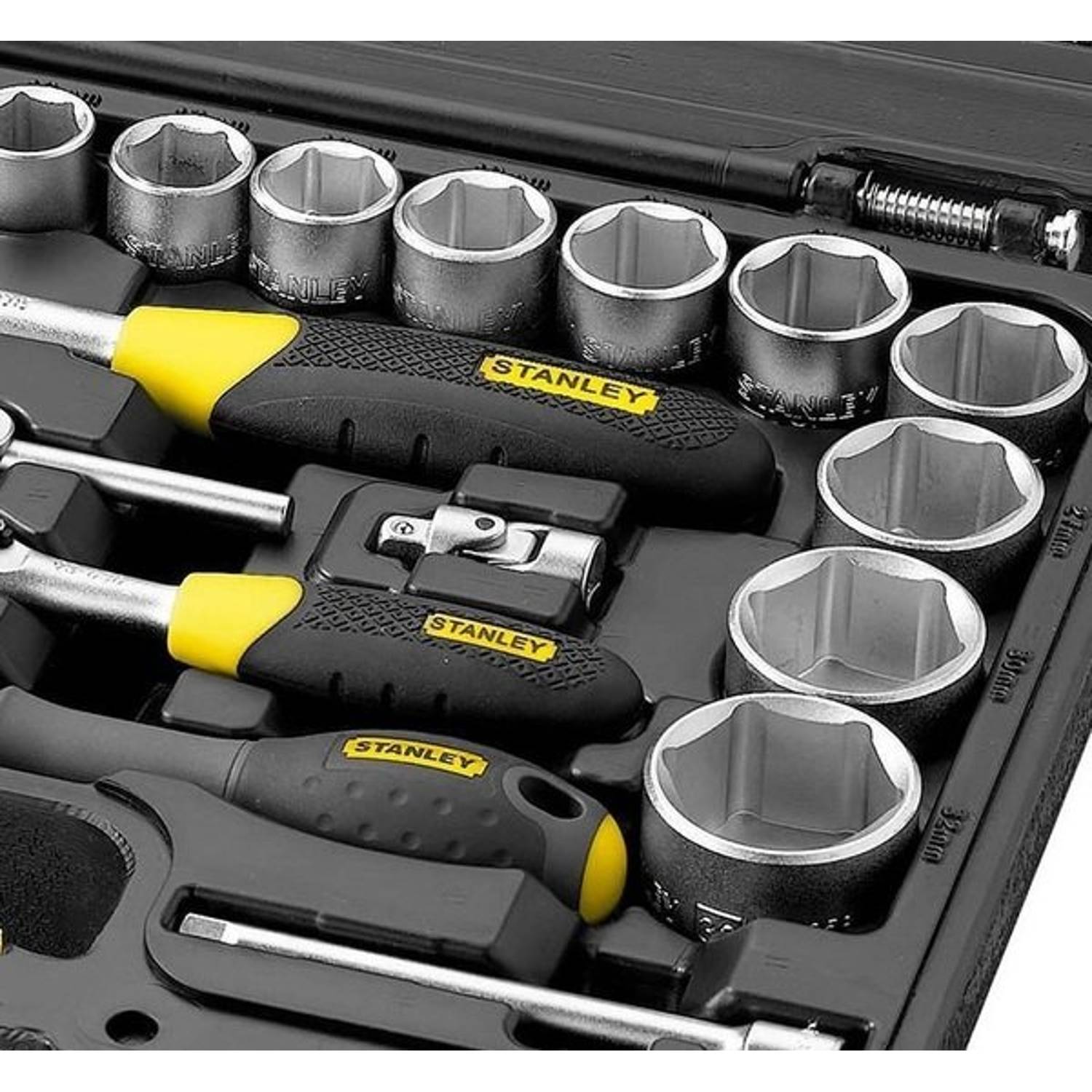Stanley Square Drive Socket Set 77pcs 1-94-669 Stanley Square Drive Socket Set 77pcs 1-94-669