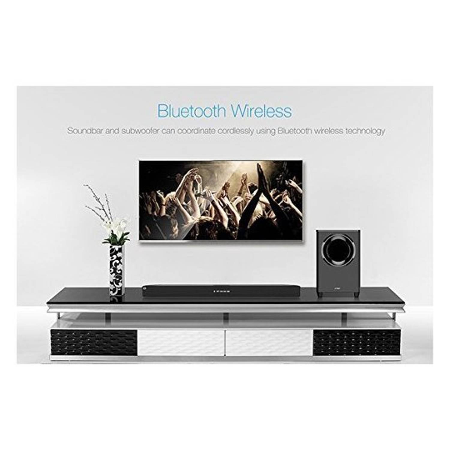 F&D T388 Sound Bar With Wireless Subwoofer F&D T388 Sound Bar With Wireless Subwoofer